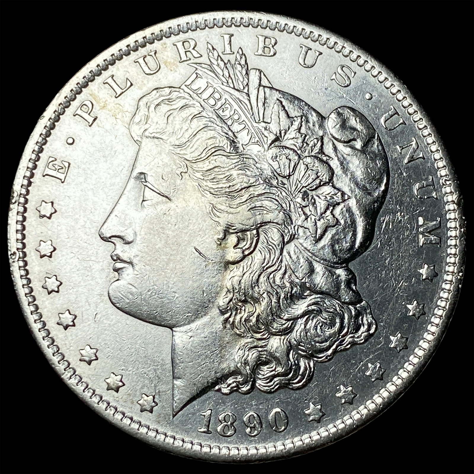 1890-S Morgan Silver Dollar CLOSELY UNCIRCULATED (1 of 2)