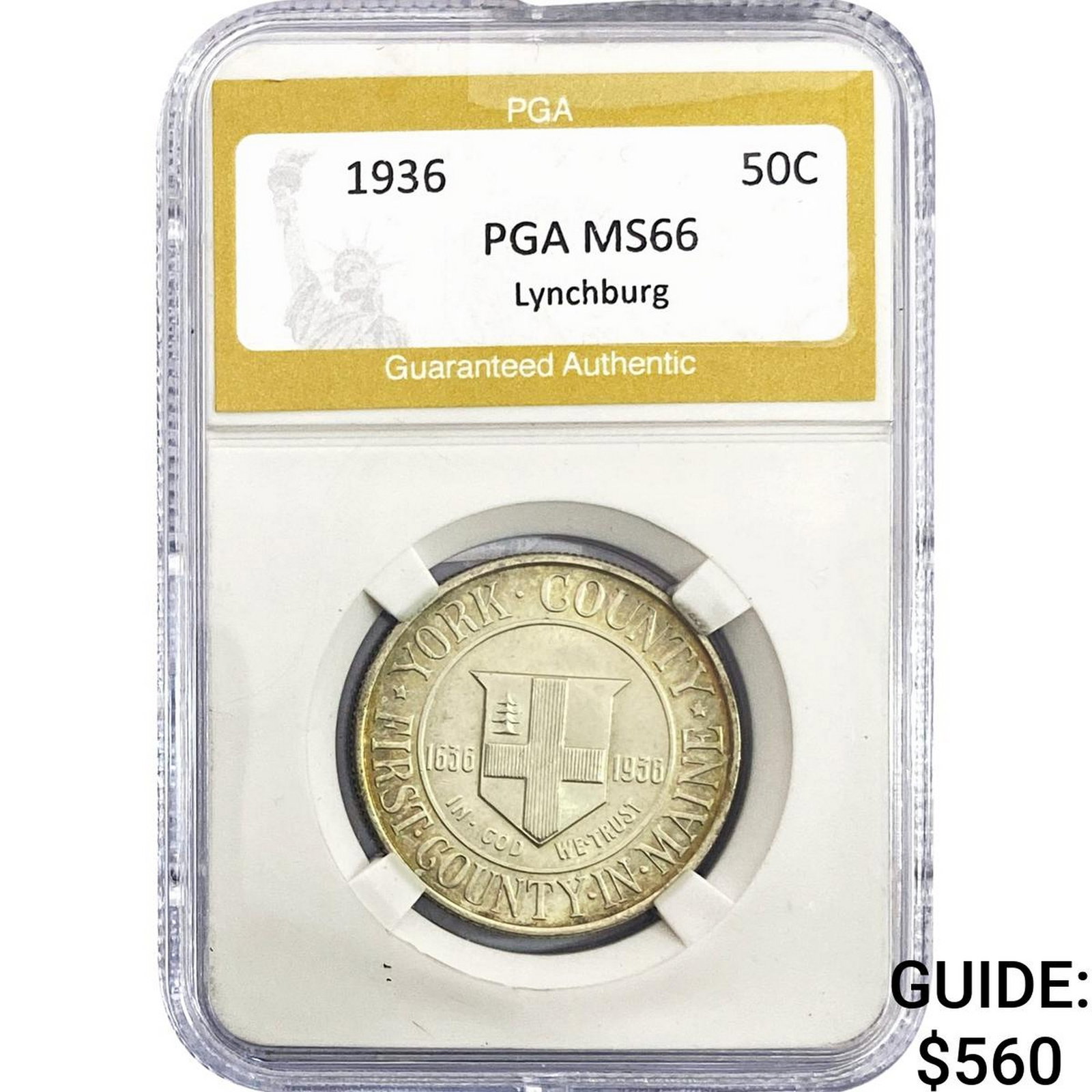 1936 York Half Dollar PGA MS66 (1 of 2)