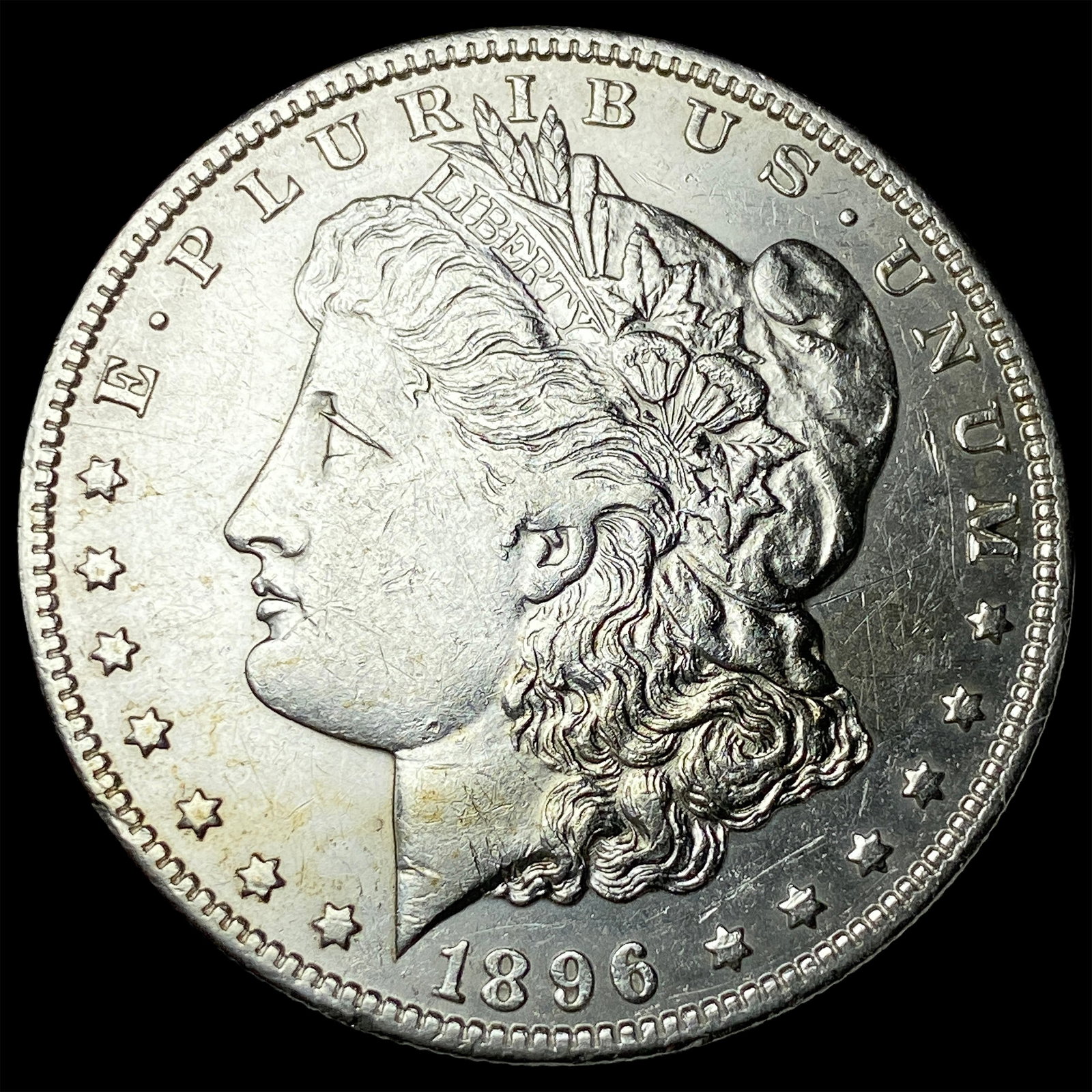 1896-O Silver Morgan Dollar CLOSELY UNCIRCULATED (1 of 2)