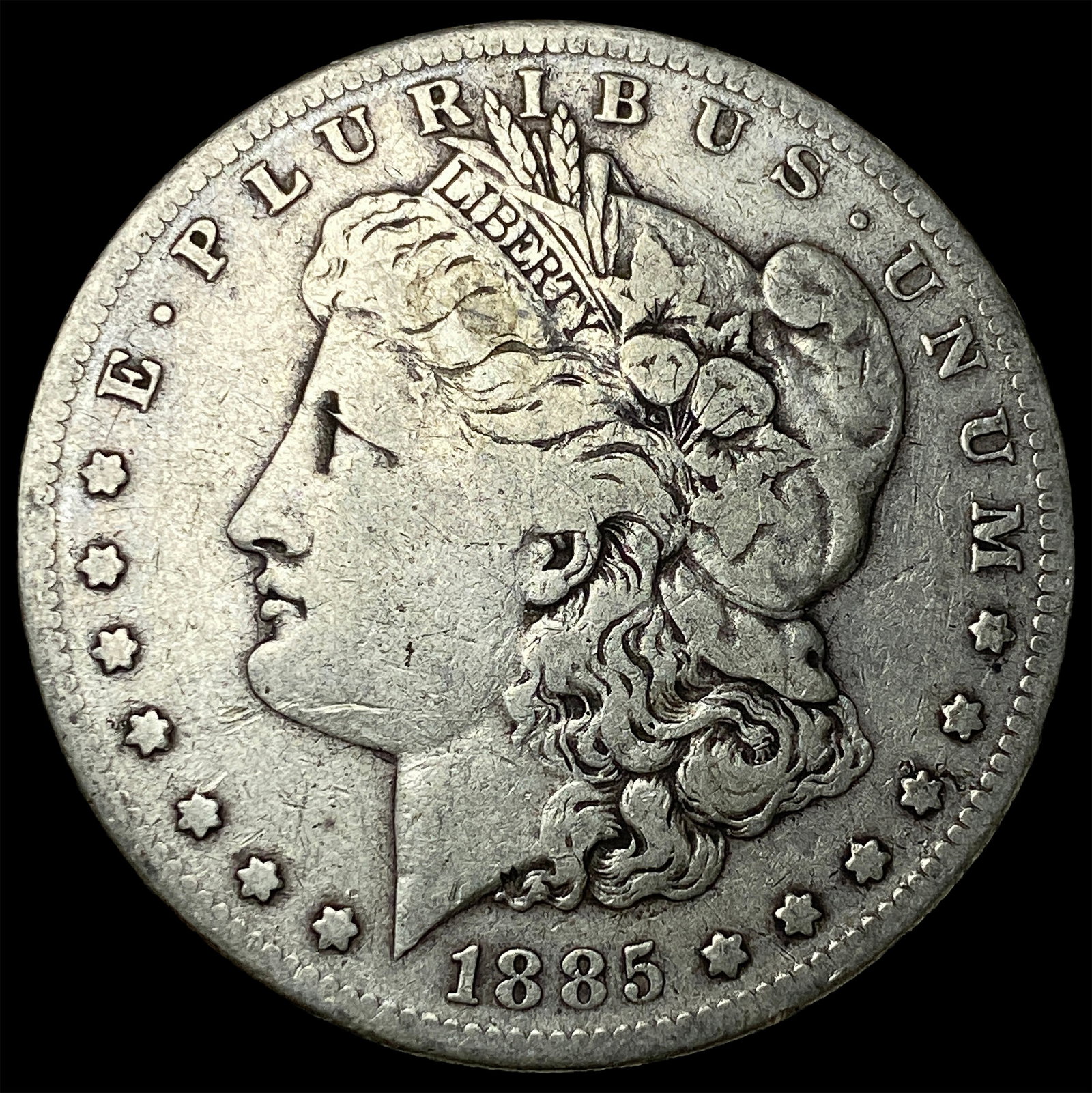 1885-S Morgan Silver Dollar LIGHTLY CIRCULATED: 1885-S Morgan Silver Dollar LIGHTLY CIRCULATED