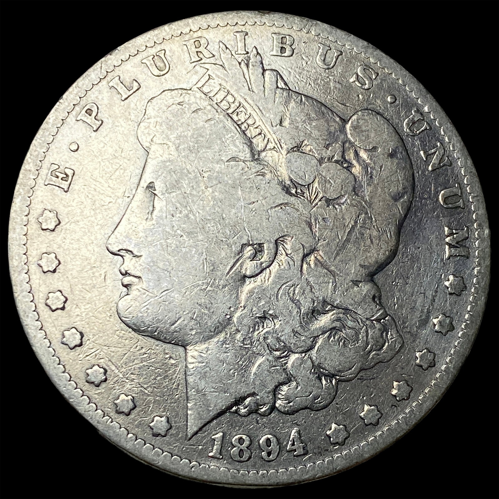 1894-S Silver Morgan Dollar NICELY CIRCULATED (1 of 2)