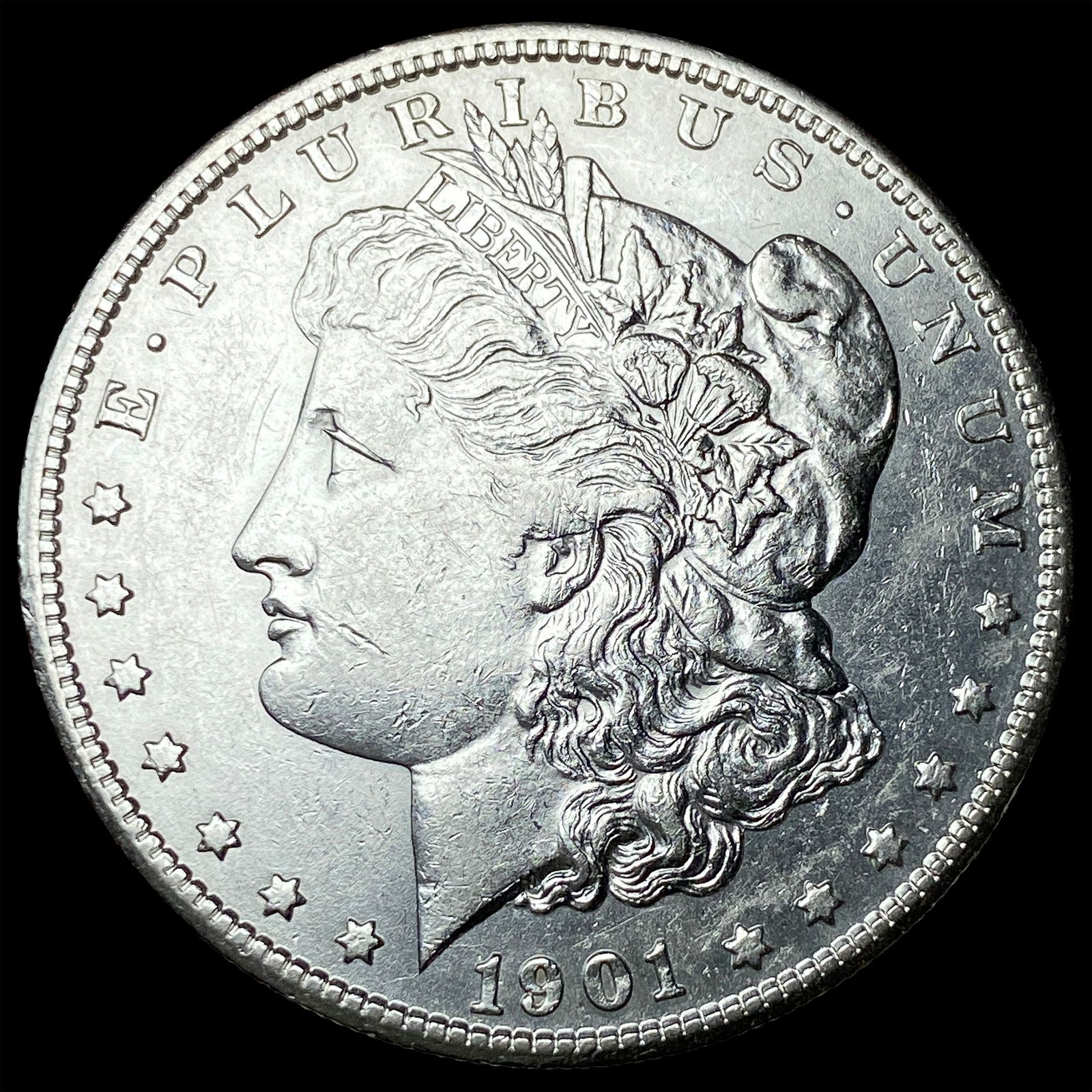 1901-S Silver Morgan Dollar CLOSELY UNCIRCULATED: 1901-S Silver Morgan Dollar CLOSELY UNCIRCULATED