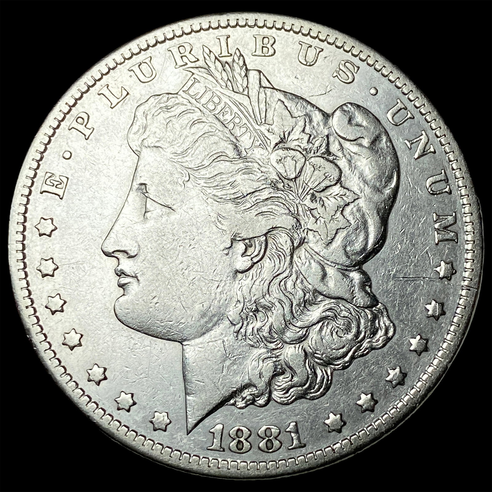 1881-CC Morgan Silver Dollar ABOUT UNCIRCULATED (1 of 2)