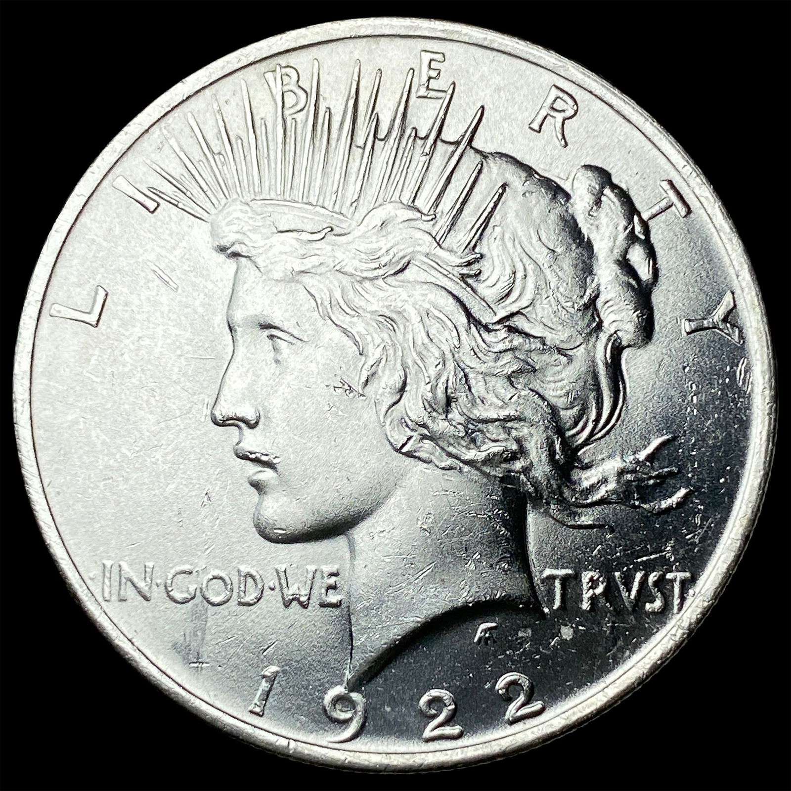 1922 Silver Peace Dollar UNCIRCULATED: 1922 Silver Peace Dollar UNCIRCULATED