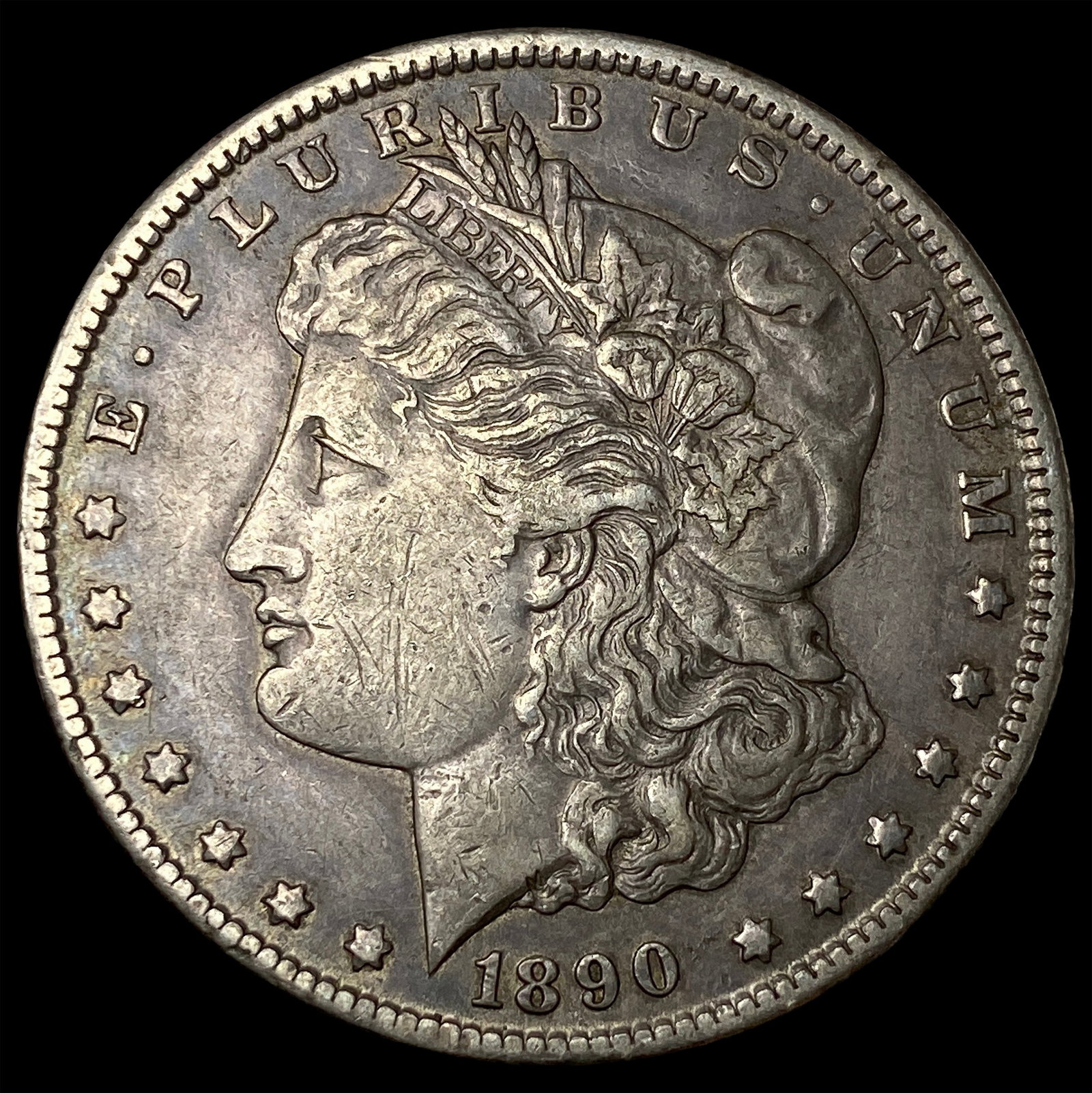 1890-CC Silver Morgan Dollar CLOSELY UNCIRCULATED (1 of 2)