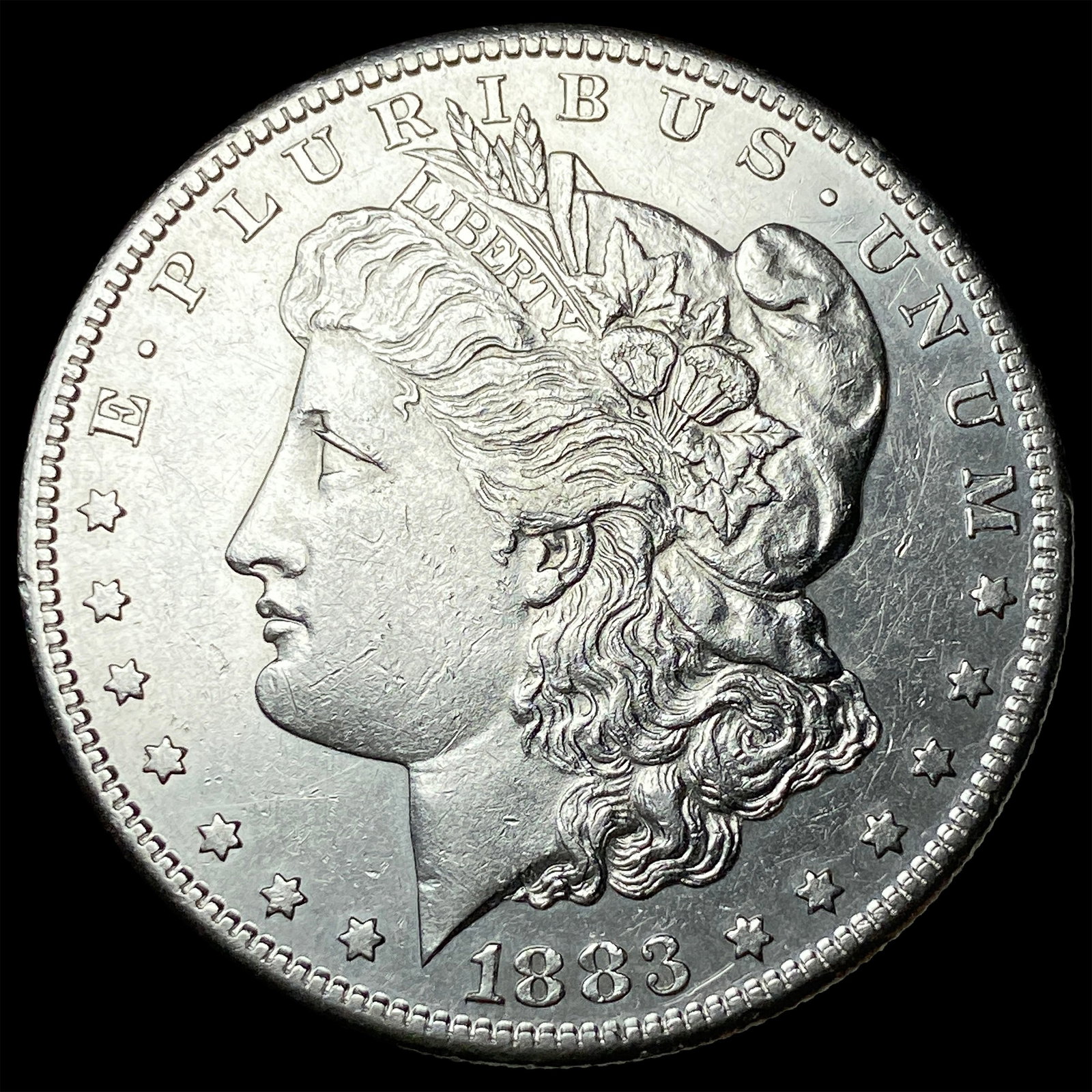 1883-S Silver Morgan Dollar CLOSELY UNCIRCULATED: 1883-S Silver Morgan Dollar CLOSELY UNCIRCULATED