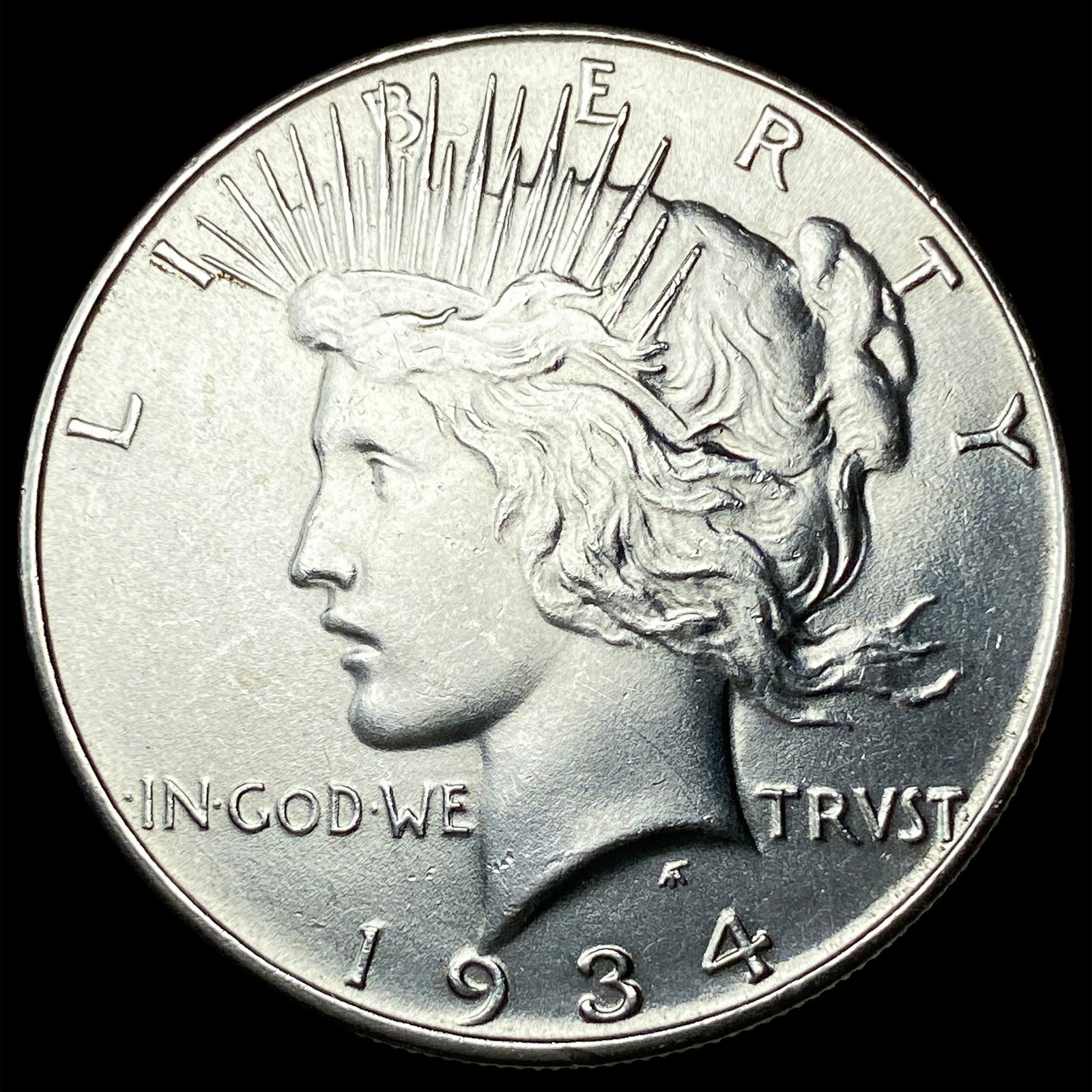1934 Silver Peace Dollar UNCIRCULATED: 1934 Silver Peace Dollar UNCIRCULATED