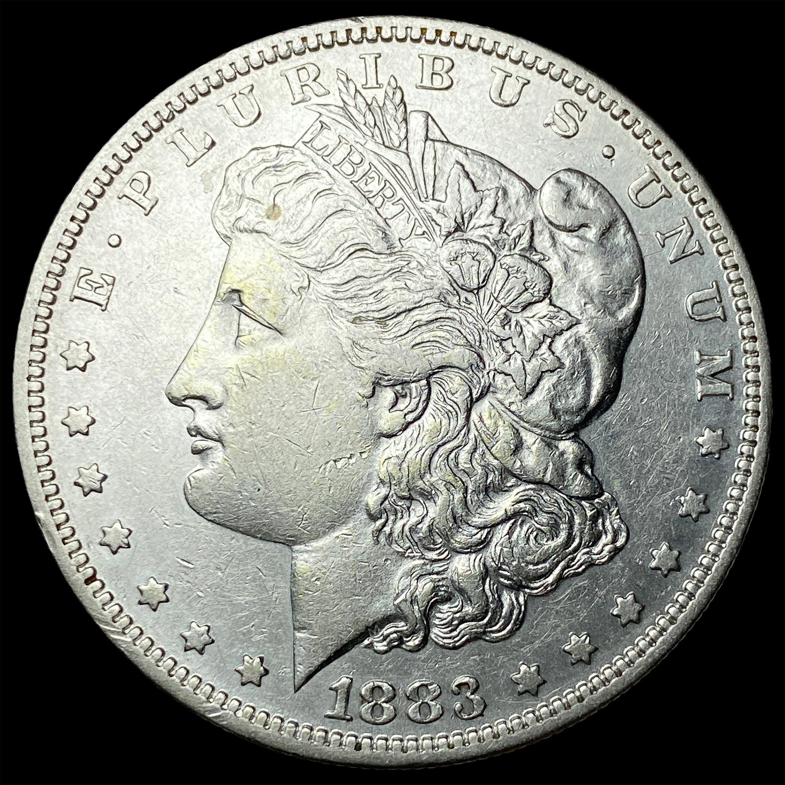 1883-S Silver Morgan Dollar CLOSELY UNCIRCULATED: 1883-S Silver Morgan Dollar CLOSELY UNCIRCULATED