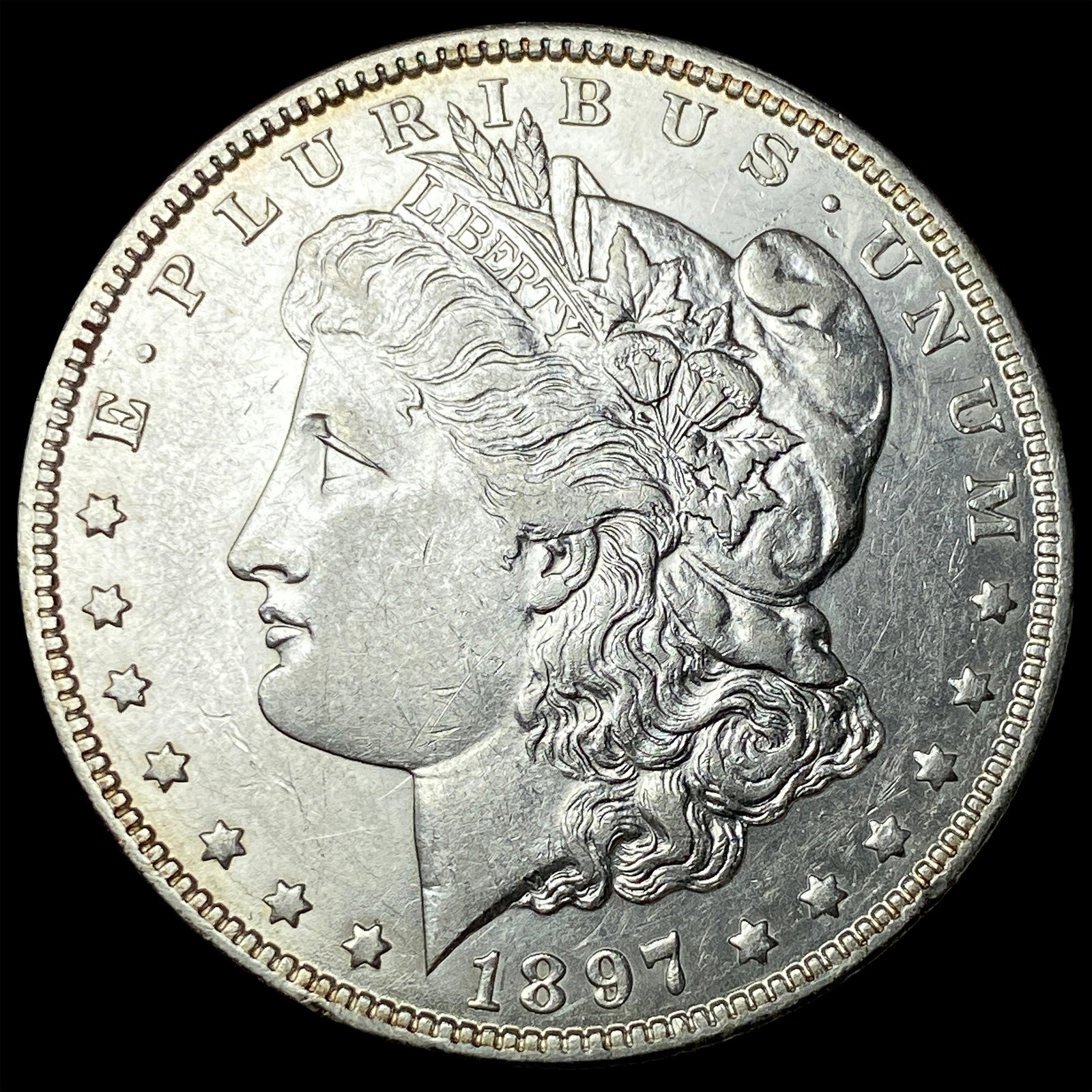 1897-O Silver Morgan Dollar CLOSELY UNCIRCULATED: 1897-O Silver Morgan Dollar CLOSELY UNCIRCULATED