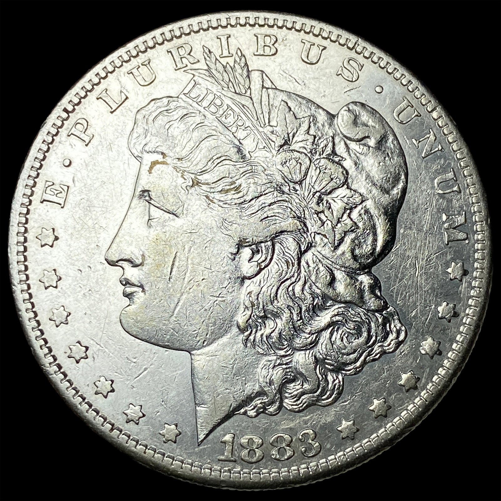 1883-S Silver Morgan Dollar CLOSELY UNCIRCULATED: 1883-S Silver Morgan Dollar CLOSELY UNCIRCULATED