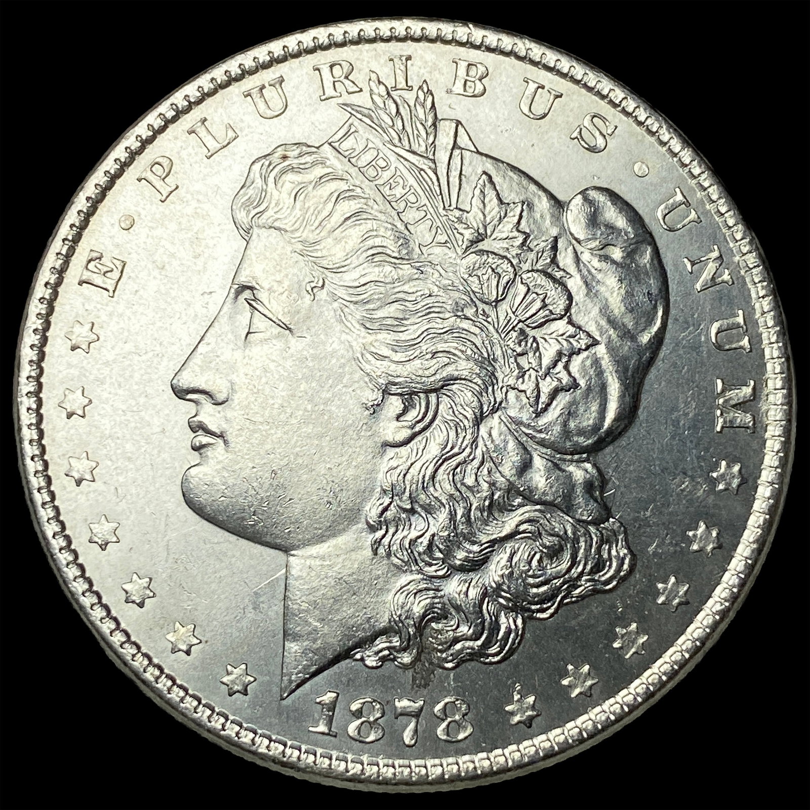 1878 8TF Silver Morgan Dollar UNCIRCULATED: 1878 8TF Silver Morgan Dollar UNCIRCULATED