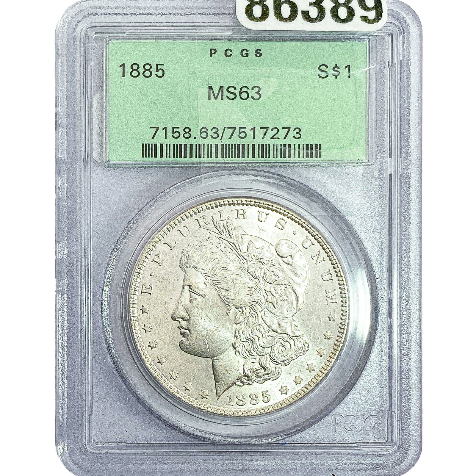 1885 Morgan Silver Dollar PCGS MS63 (1 of 2)