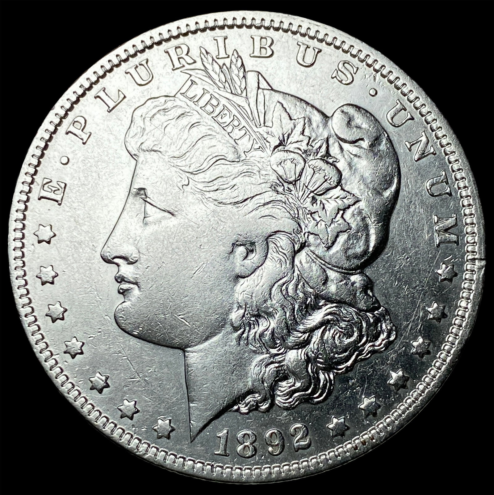 1892-O Silver Morgan Dollar NEARLY UNCIRCULATED: 1892-O Silver Morgan Dollar NEARLY UNCIRCULATED