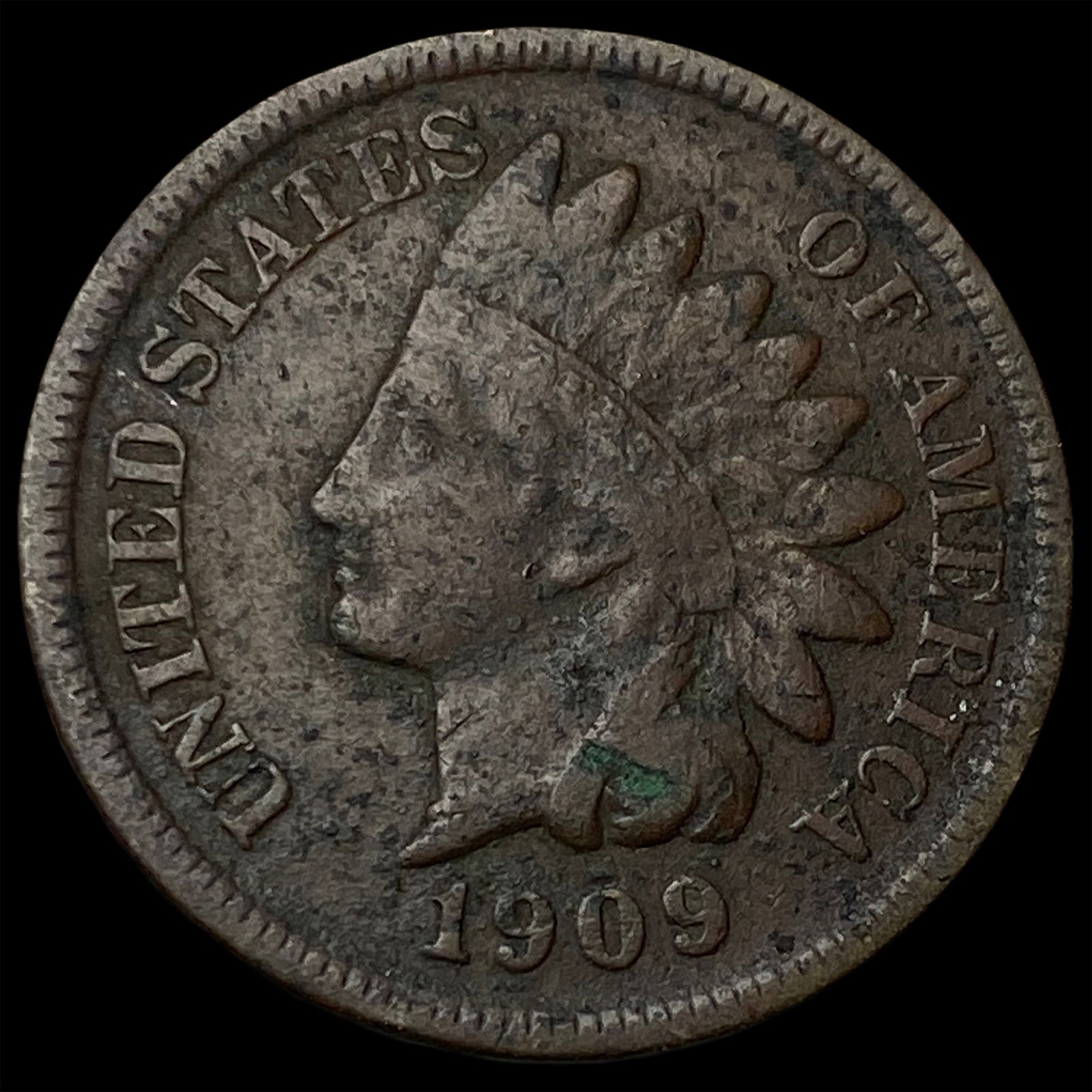 1909-S Indian Head Cent LIGHTLY CIRCULATED: 1909-S Indian Head Cent LIGHTLY CIRCULATED