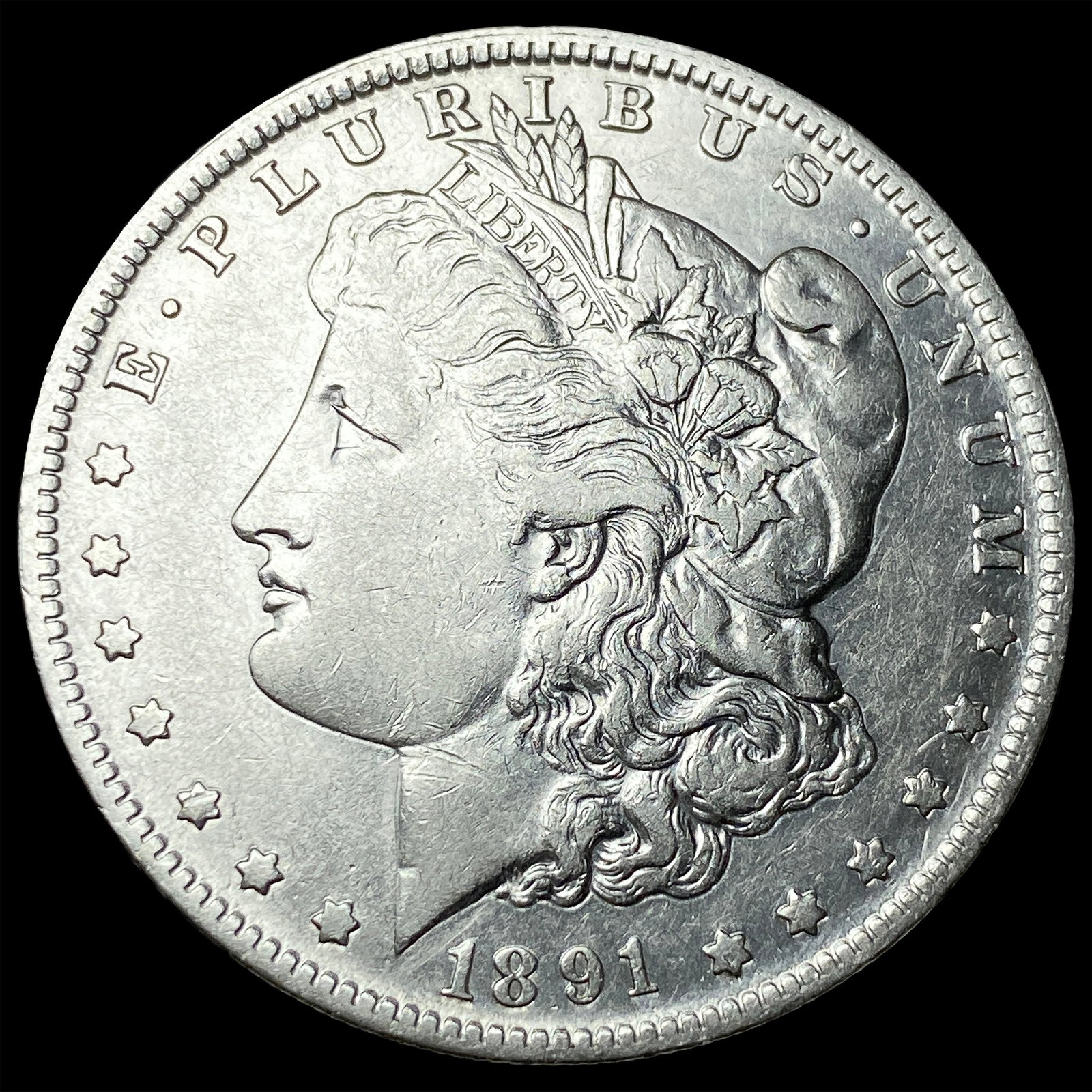 1891-O Silver Morgan Dollar NEARLY UNCIRCULATED: 1891-O Silver Morgan Dollar NEARLY UNCIRCULATED