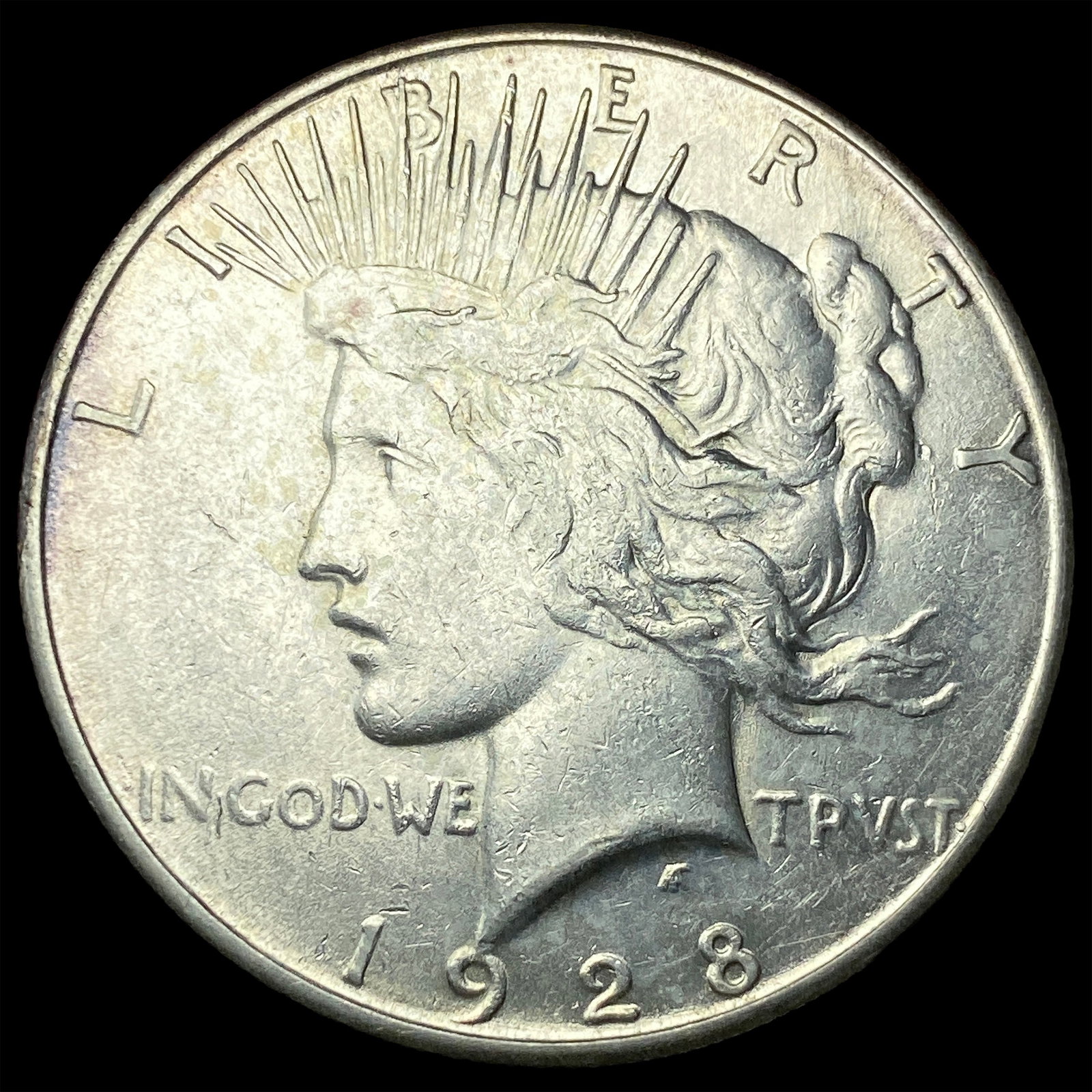 1928-S Silver Peace Dollar CLOSELY UNCIRCULATED (1 of 2)