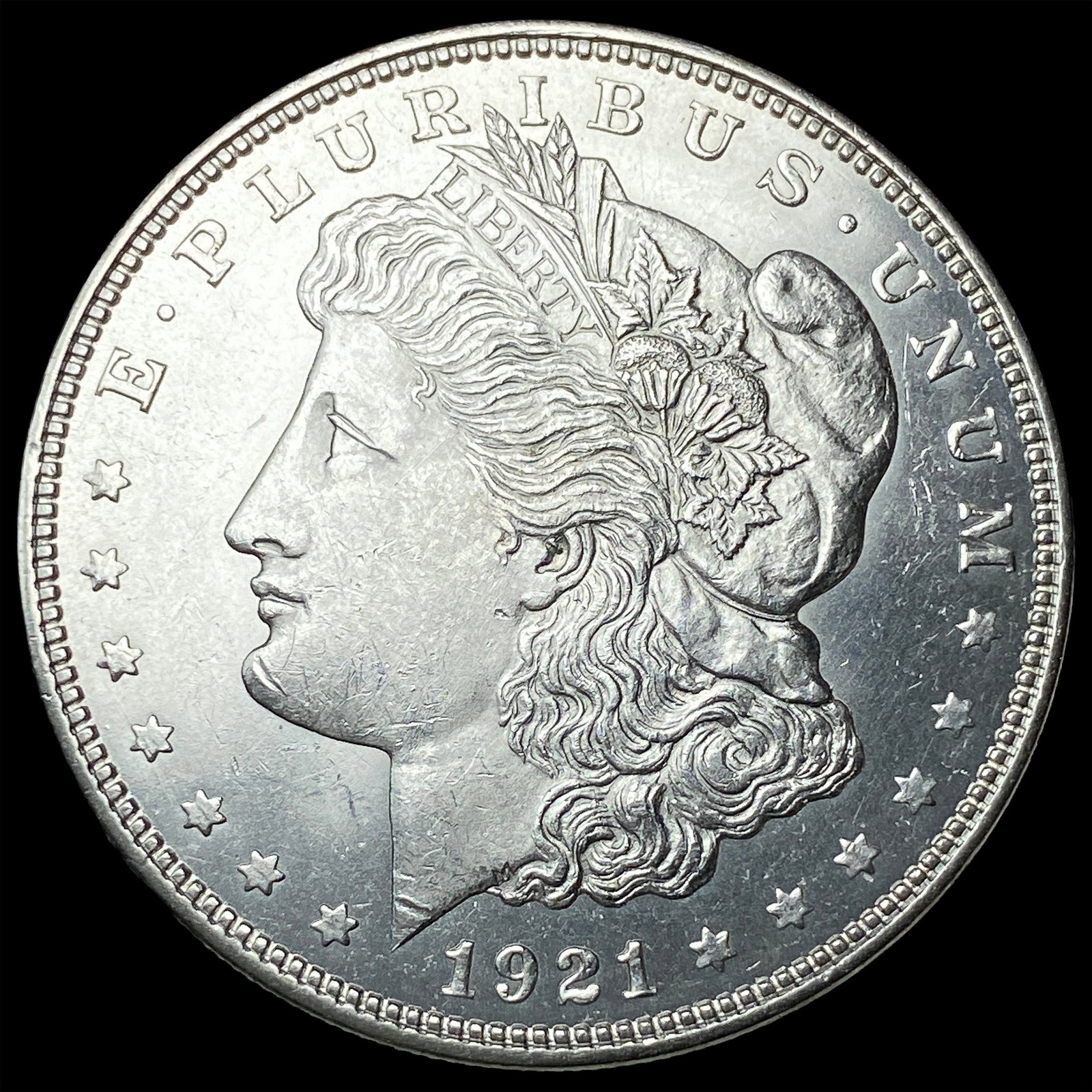 1921-D Silver Morgan Dollar CHOICE BU (1 of 2)