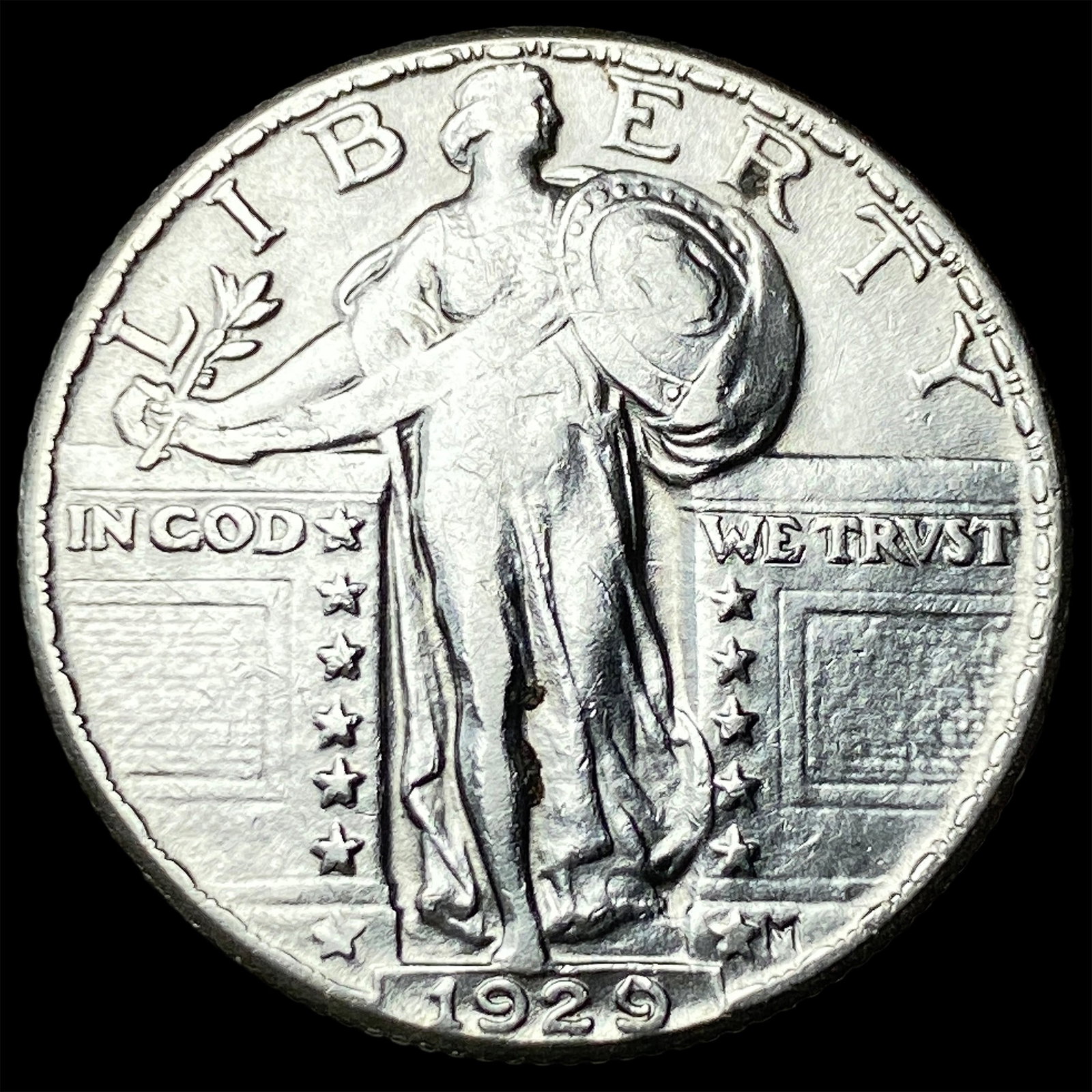 1929 Standing Liberty Quarter CLOSELY UNCIRCULATED (1 of 2)