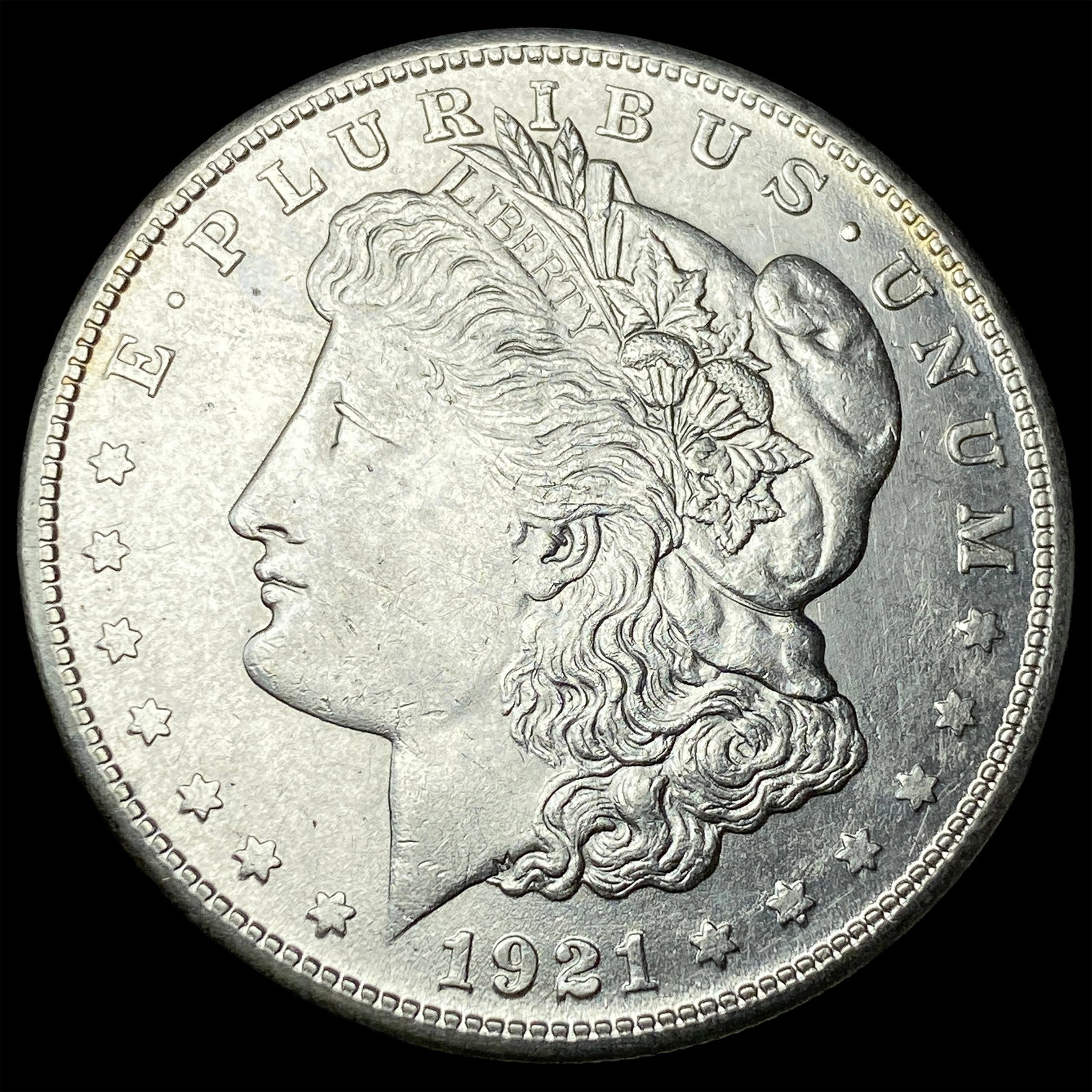 1921-S Silver Morgan Dollar CHOICE AU: 1921-S Silver Morgan Dollar CHOICE AU