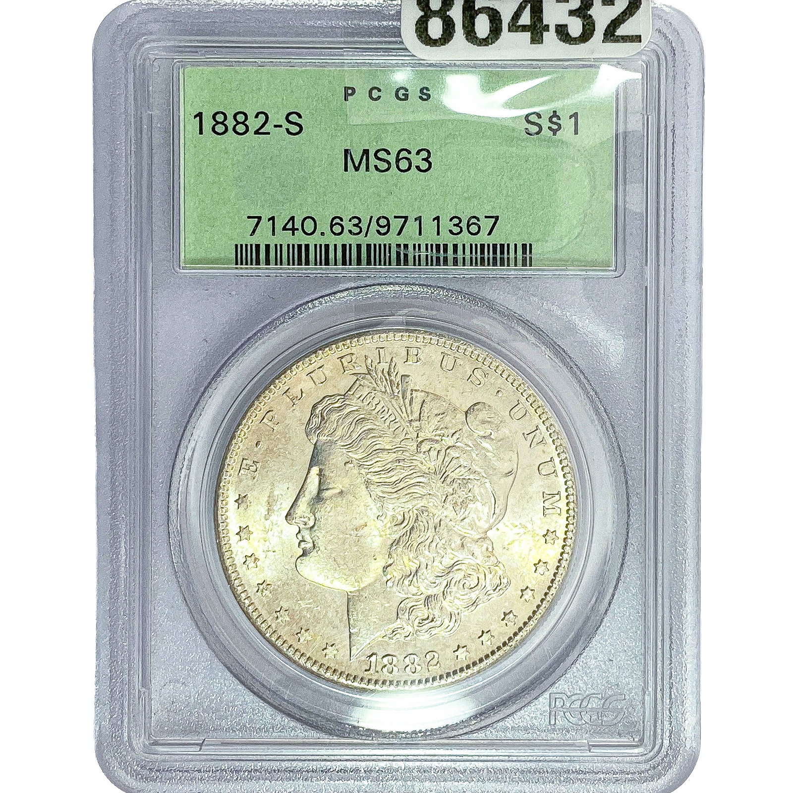 1882-S Morgan Silver Dollar PCGS MS63 (1 of 2)