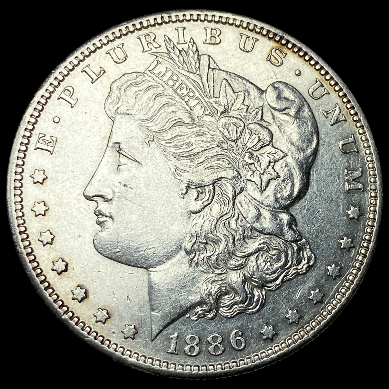 1886-S Silver Morgan Dollar CLOSELY UNCIRCULATED: 1886-S Silver Morgan Dollar CLOSELY UNCIRCULATED
