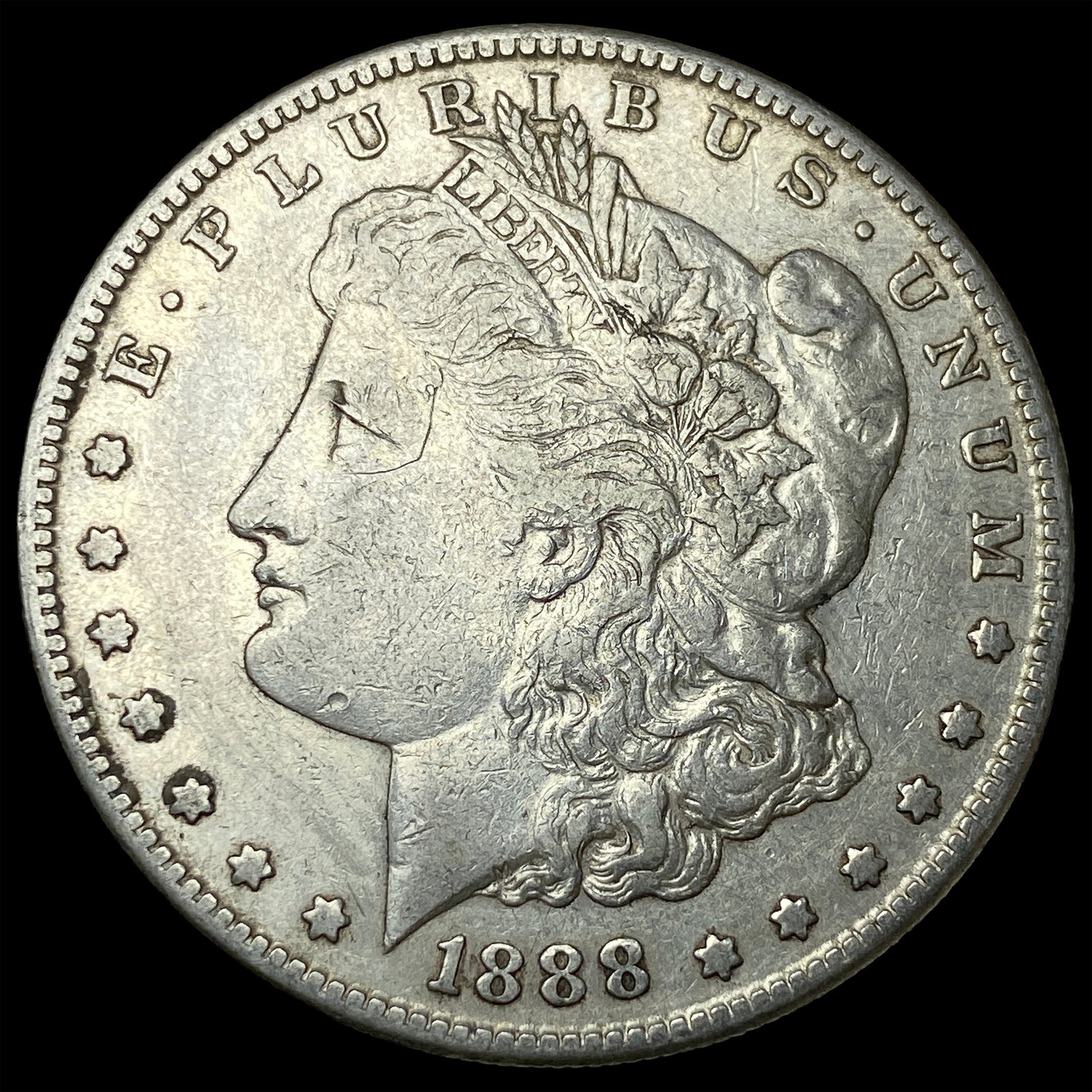 1888-S Morgan Silver Dollar NEARLY UNCIRCULATED: 1888-S Morgan Silver Dollar NEARLY UNCIRCULATED