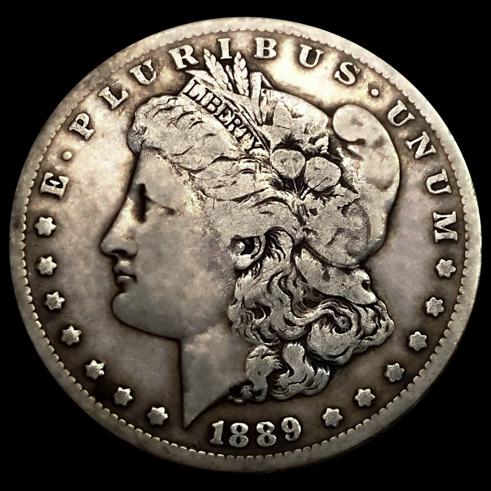 1889-CC Morgan Silver Dollar (1 of 2)