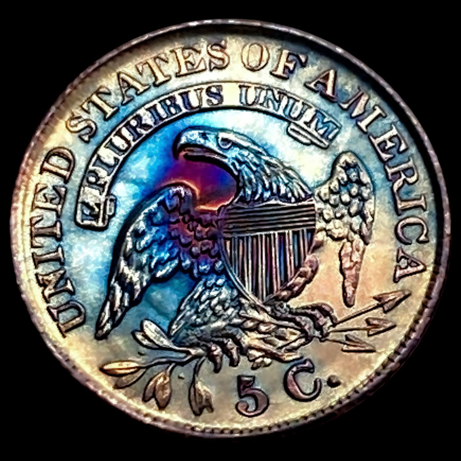 1834 Capped Bust Half Dime CHOICE BU+ - 2