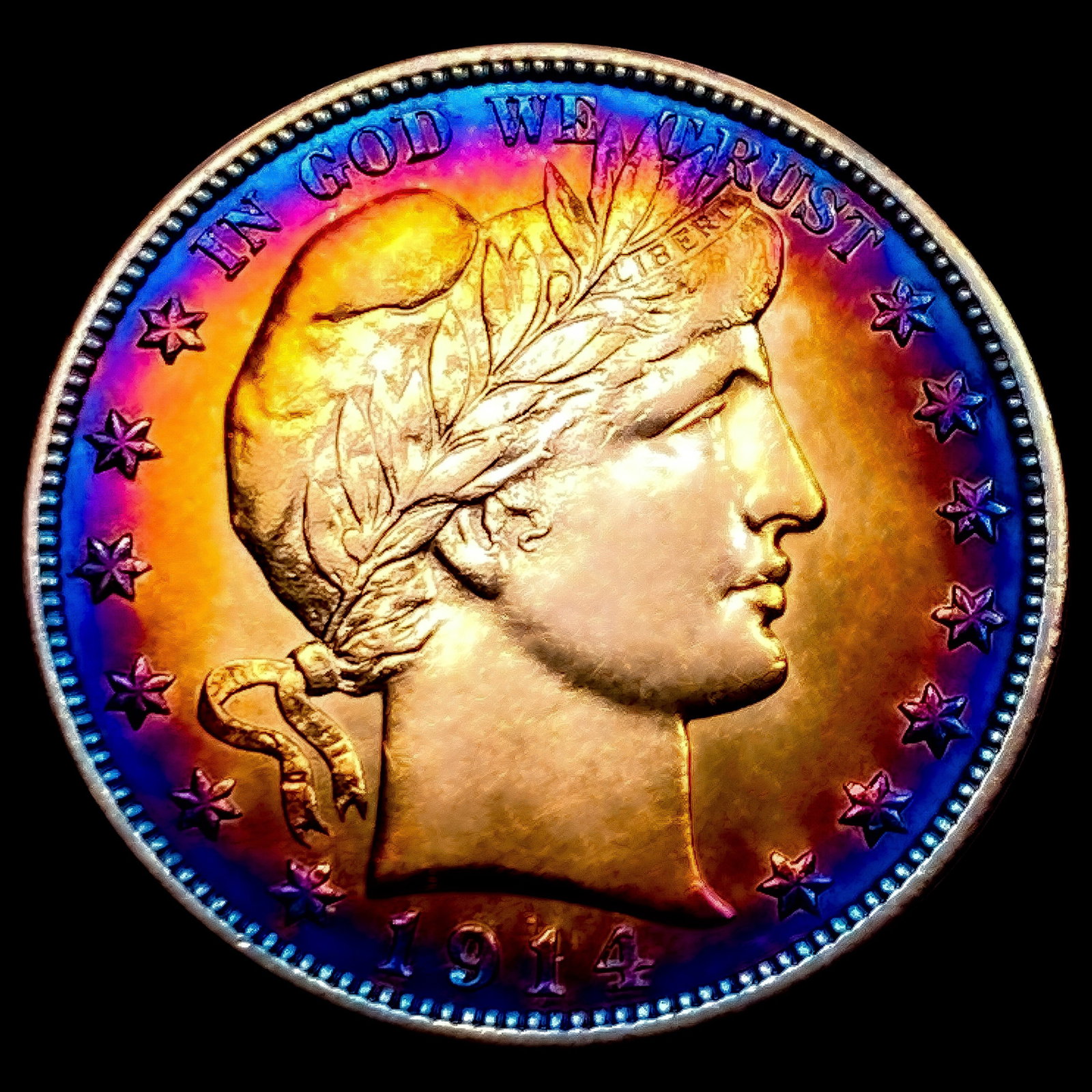 1914 Barber Half Dollar (1 of 2)