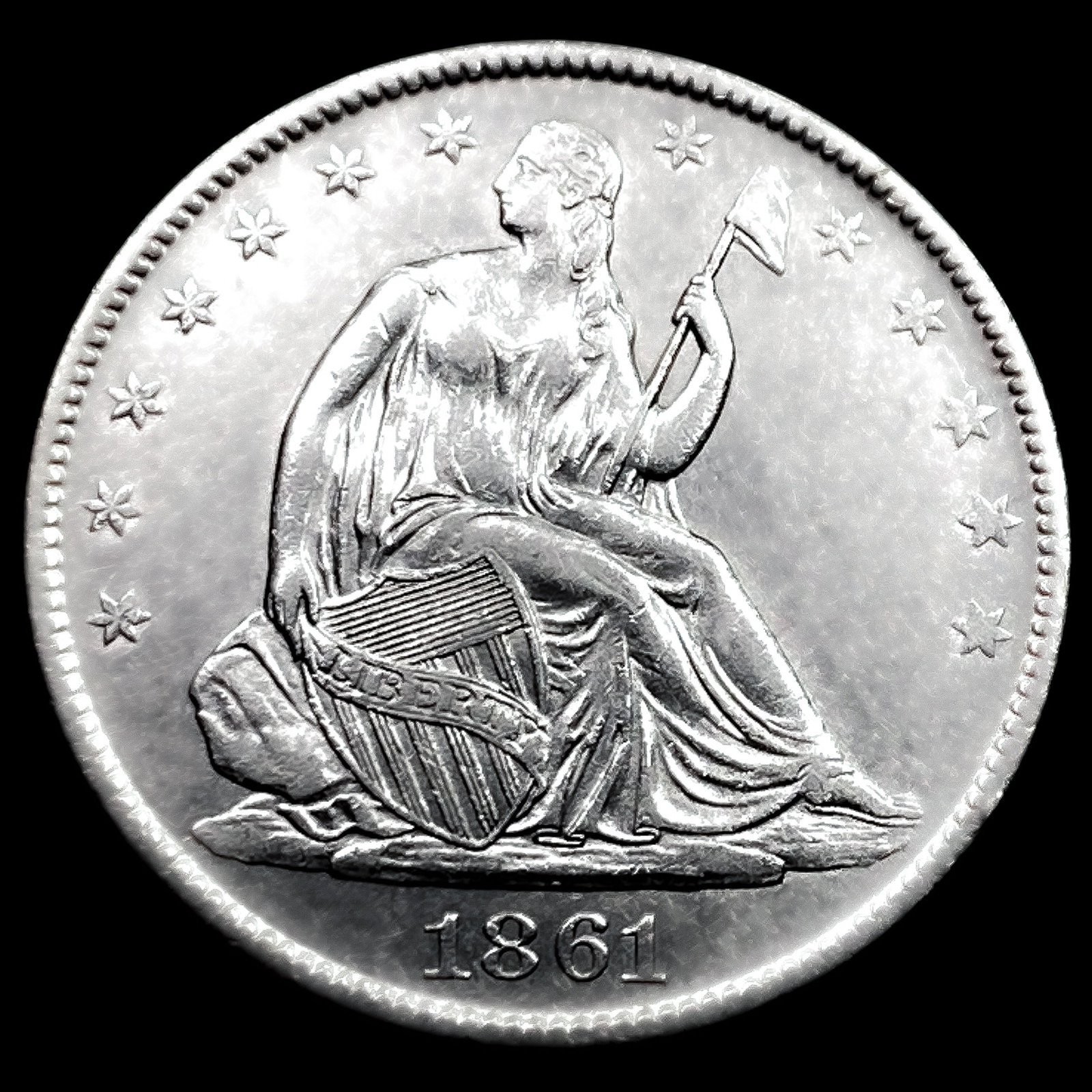 1861-O Seated Liberty Half Dollar: 1861-O Seated Liberty Half Dollar