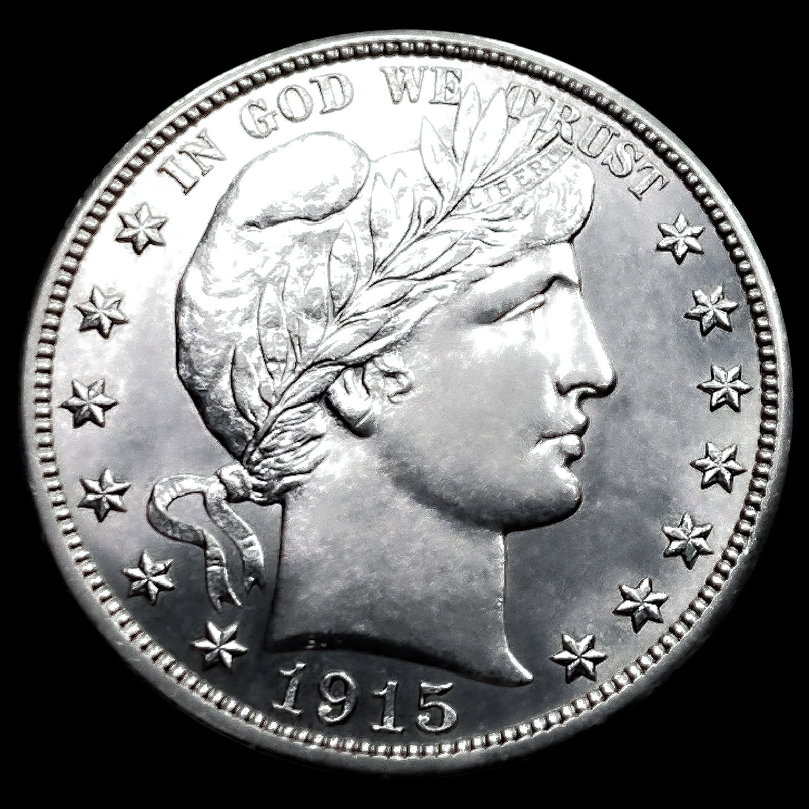 1915-S Barber Half Dollar (1 of 2)
