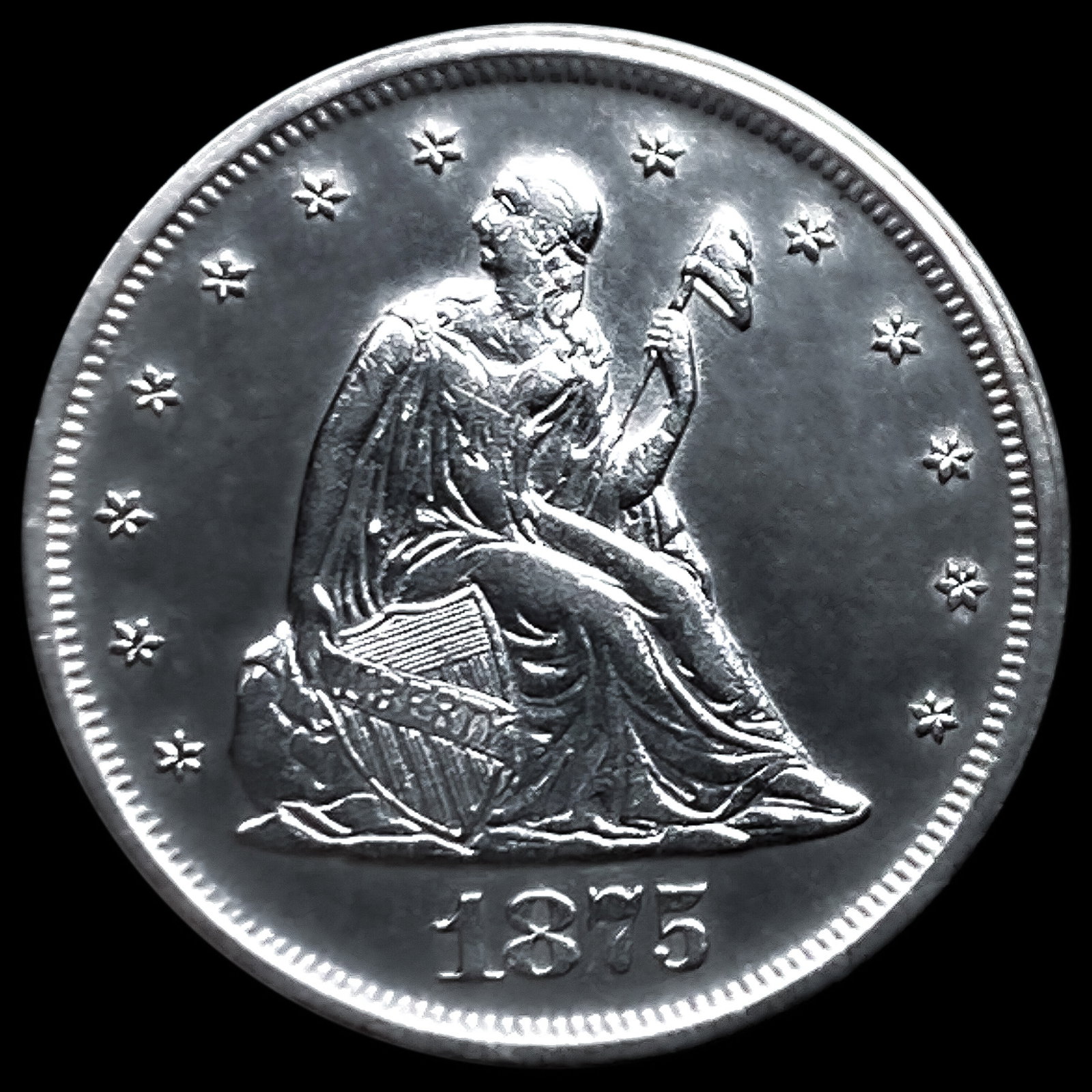 1875 Twenty Cent Piece (1 of 2)