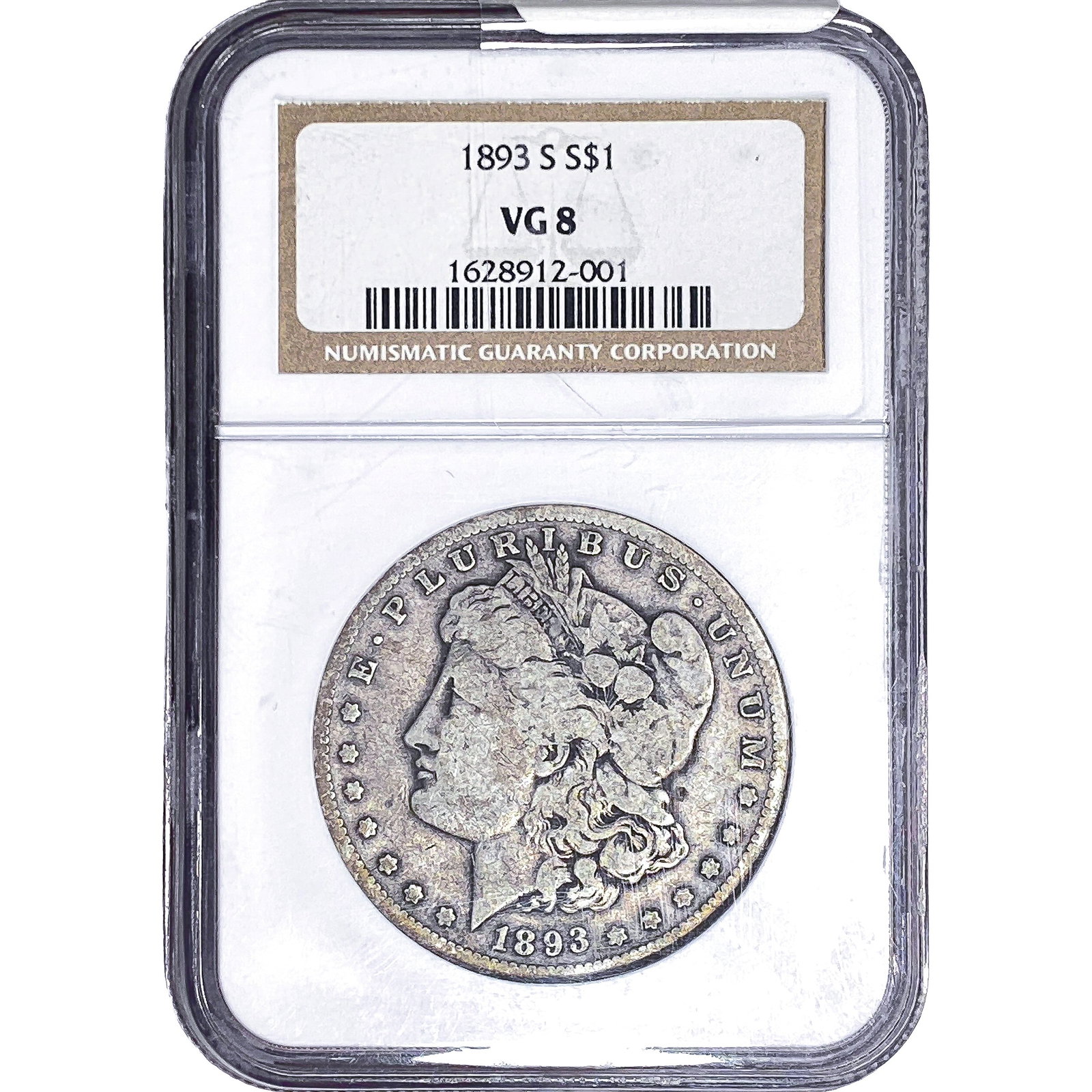 1893-S Morgan Silver Dollar NGC VG8 (1 of 2)