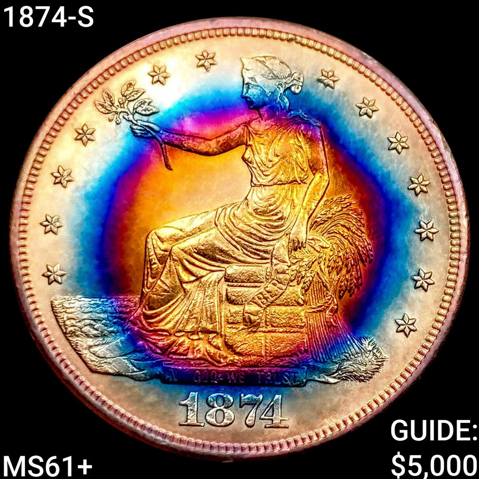 1874-S Silver Trade Dollar: 1874-S Silver Trade Dollar