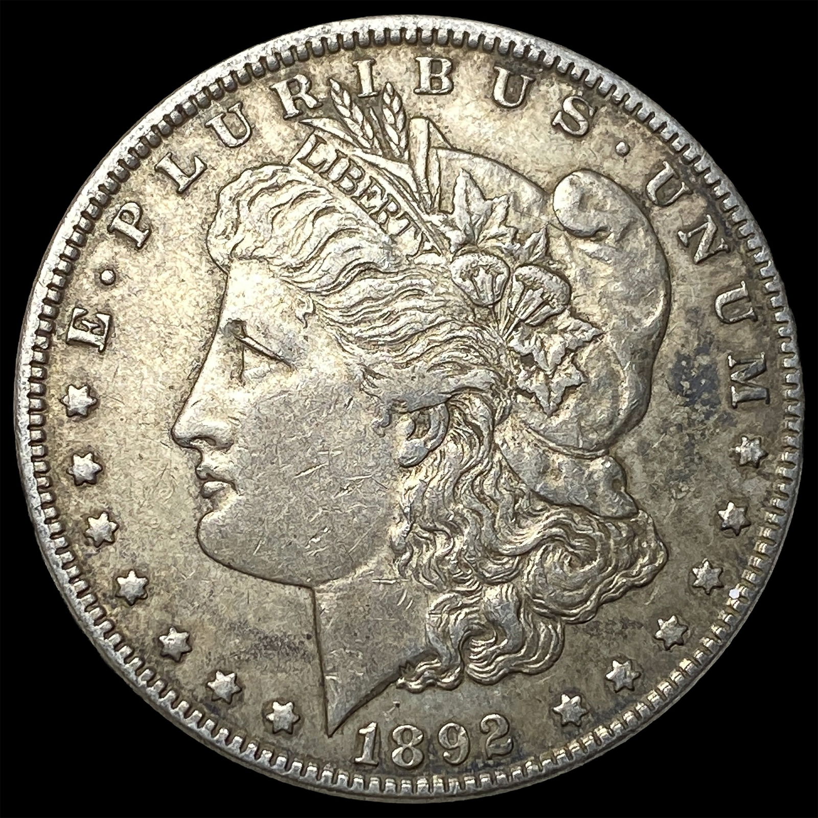 1892-S Silver Morgan Dollar HIGH GRADE: 1892-S Silver Morgan Dollar HIGH GRADE