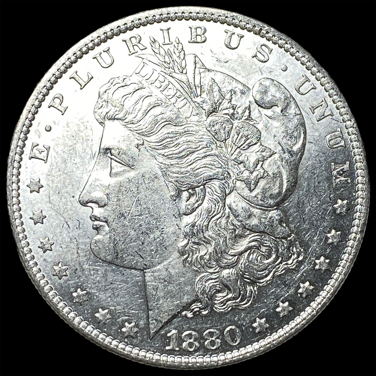1880-S Silver Morgan Dollar HIGH GRADE: 1880-S Silver Morgan Dollar HIGH GRADE