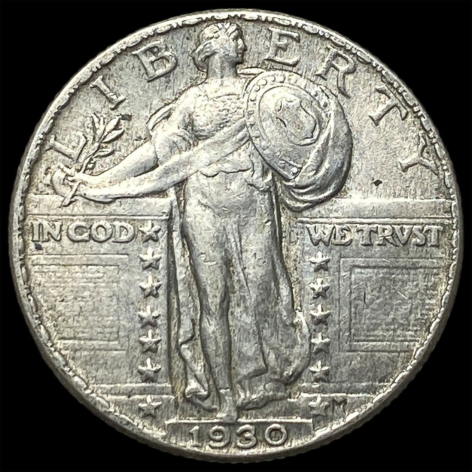 1930 Standing Liberty Quarter NEARLY UNCIRCULATED: 1930 Standing Liberty Quarter NEARLY UNCIRCULATED