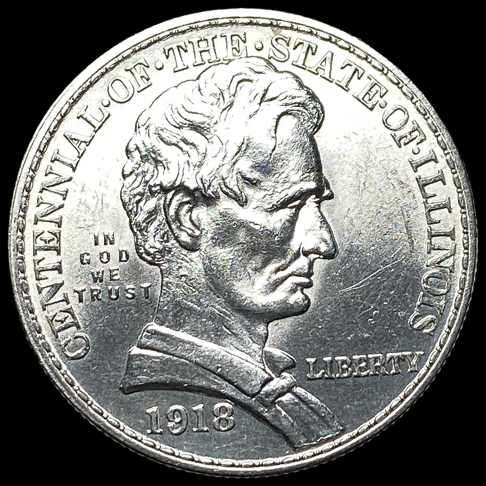 1918 Illinois Centennial Silver Half Dollar CHOICE BU: 1918 Illinois Centennial Silver Half Dollar CHOICE BU