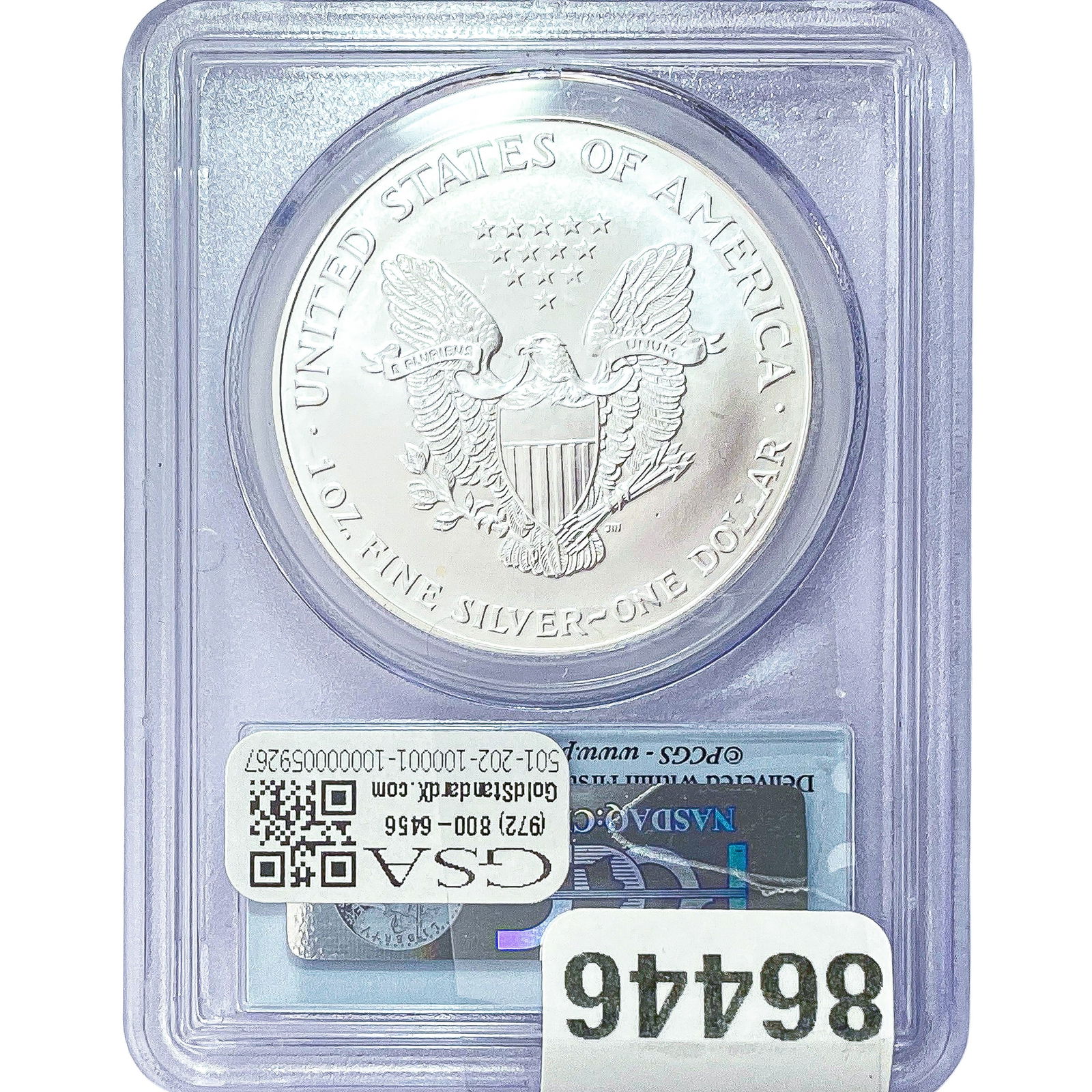 1999 Silver Eagle PCGS MS69 - 2