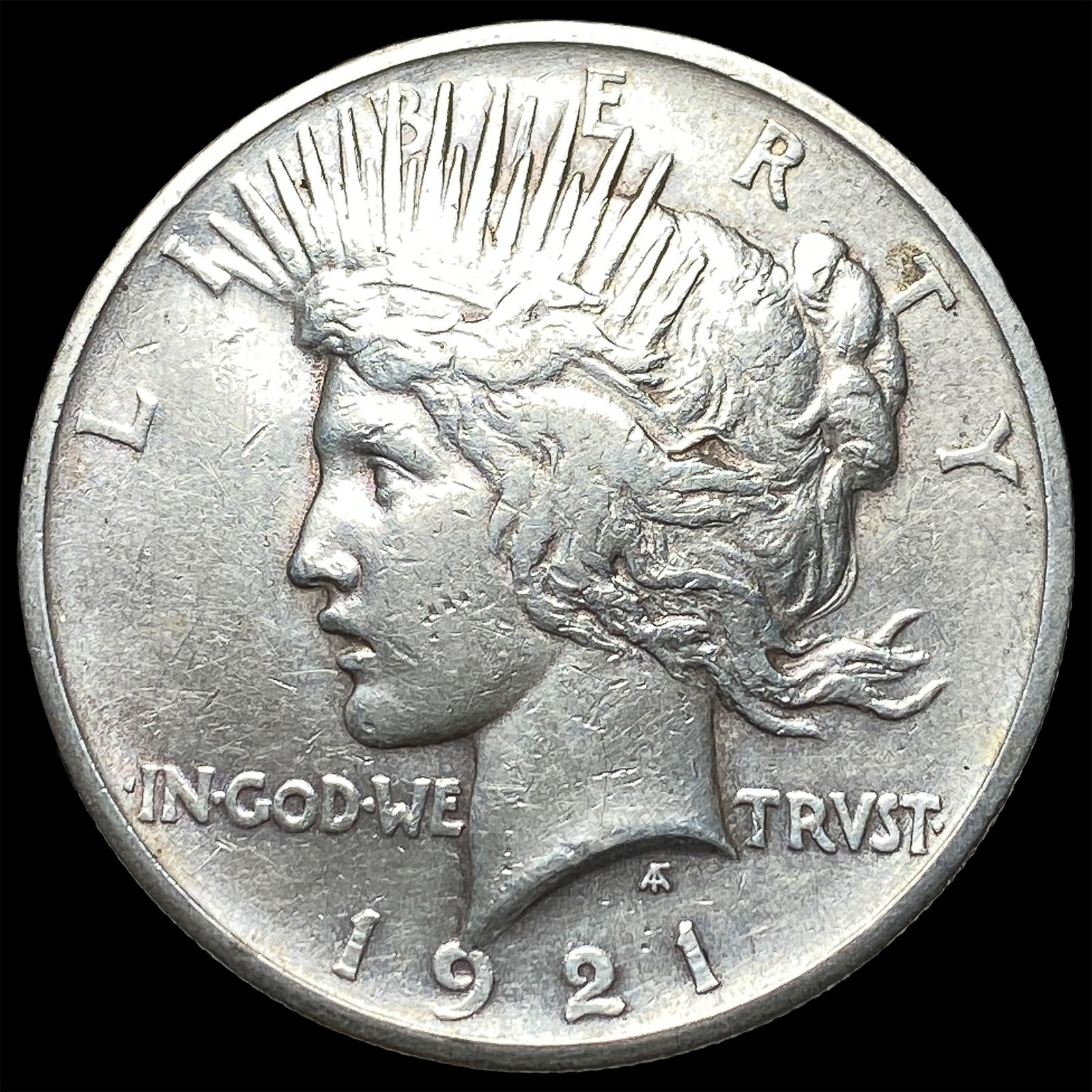 1921 Silver Peace Dollar NEARLY UNCIRCULATED: 1921 Silver Peace Dollar NEARLY UNCIRCULATED