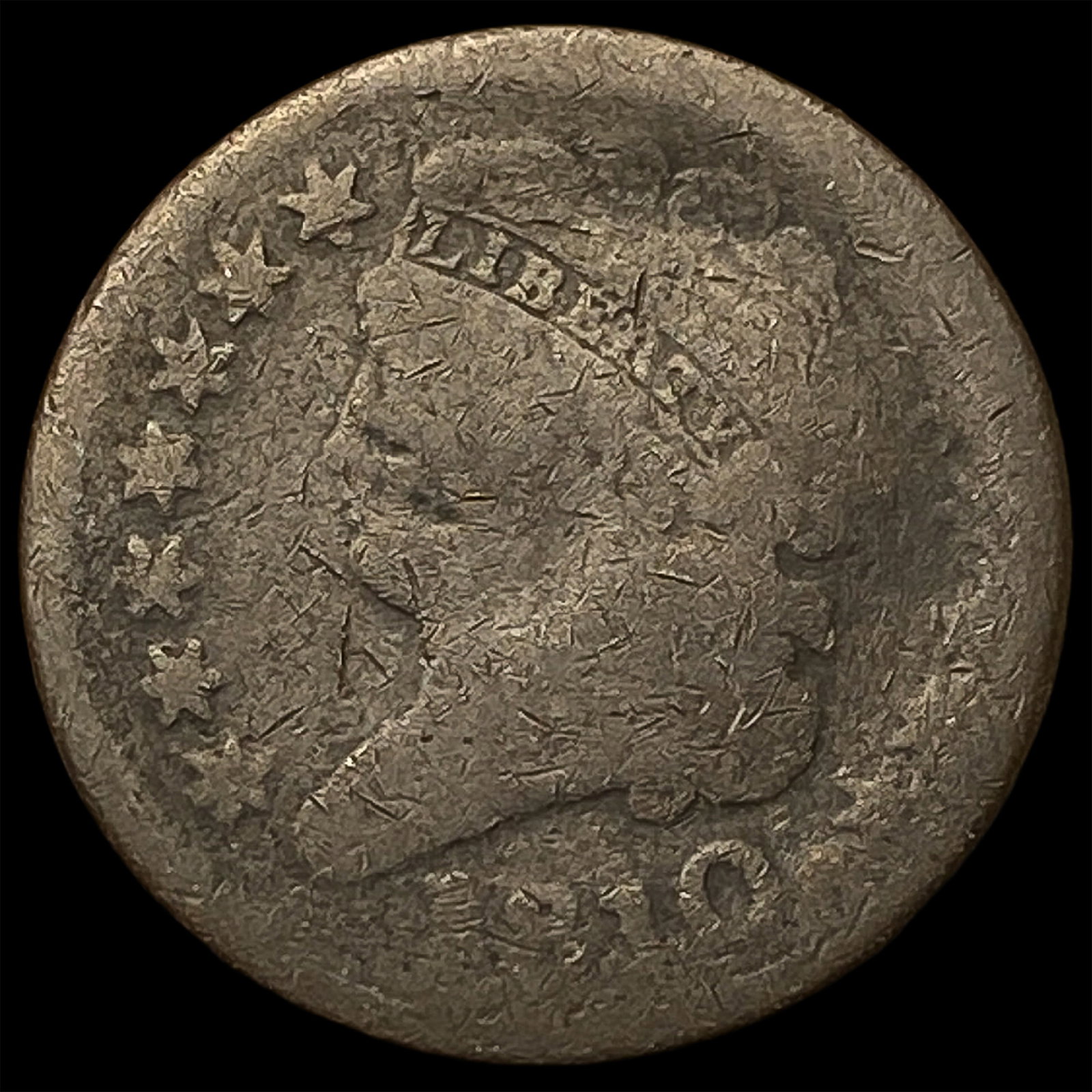 1830 Capped Bust Dime NICELY CIRCULATED: 1830 Capped Bust Dime NICELY CIRCULATED