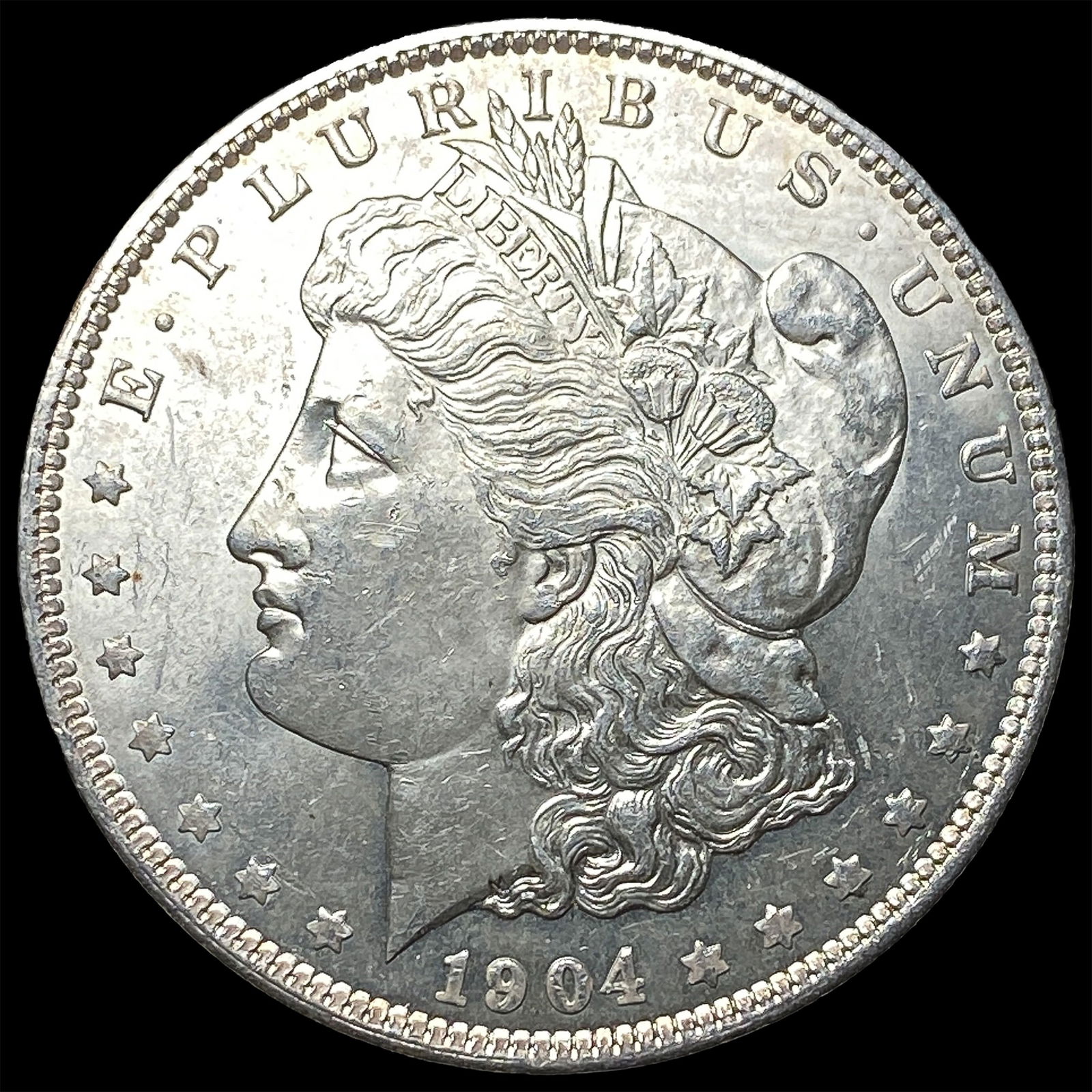 1904-O Silver Morgan Dollar CHOICE BU: 1904-O Silver Morgan Dollar CHOICE BU