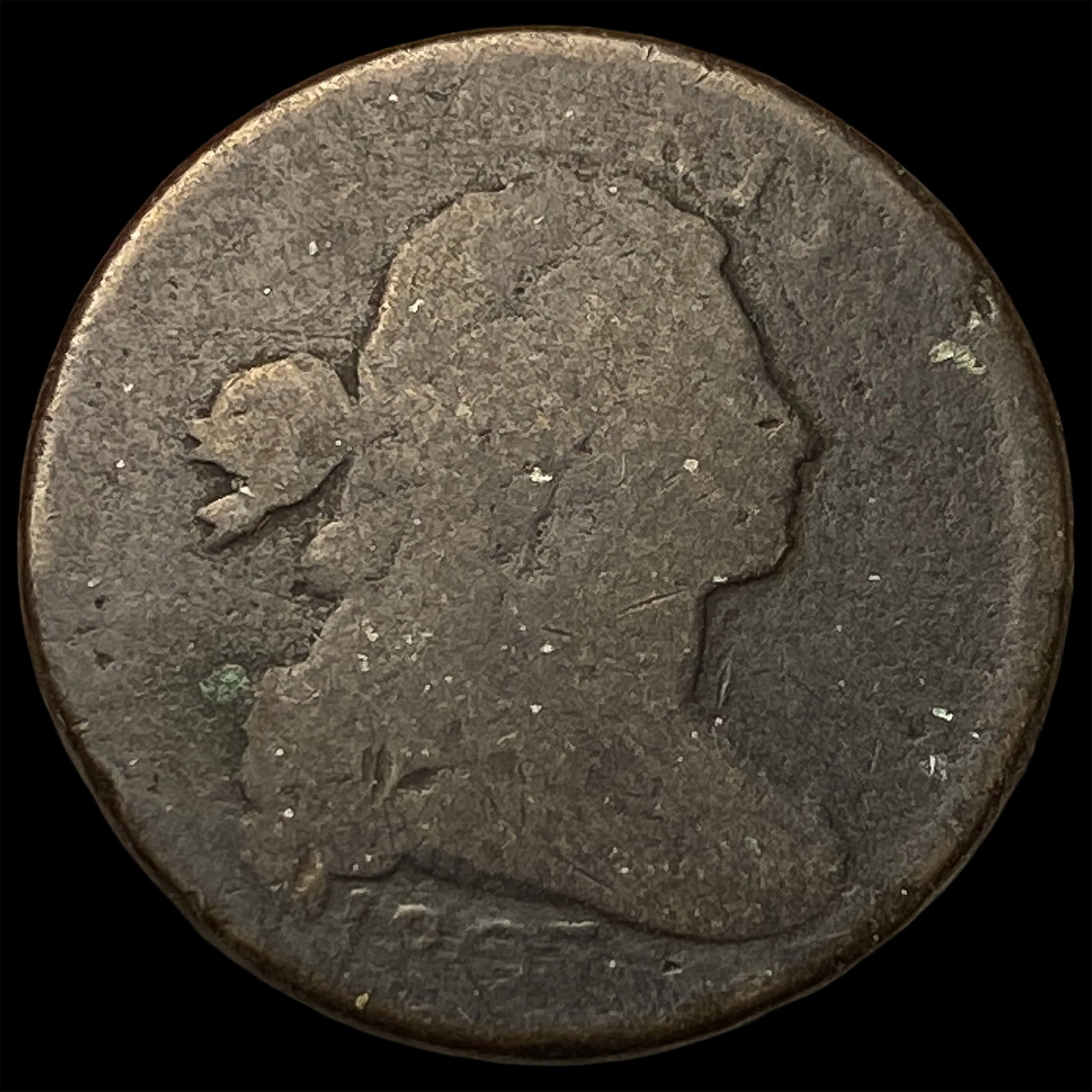 1798 Draped Bust Large Cent NICELY CIRCULATED: 1798 Draped Bust Large Cent NICELY CIRCULATED