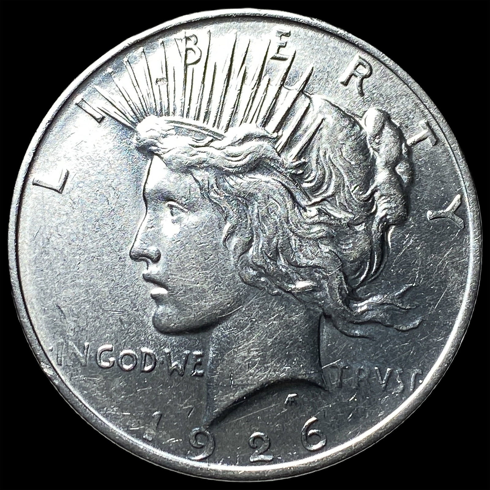 1926 Silver Peace Dollar CHOICE AU: 1926 Silver Peace Dollar CHOICE AU