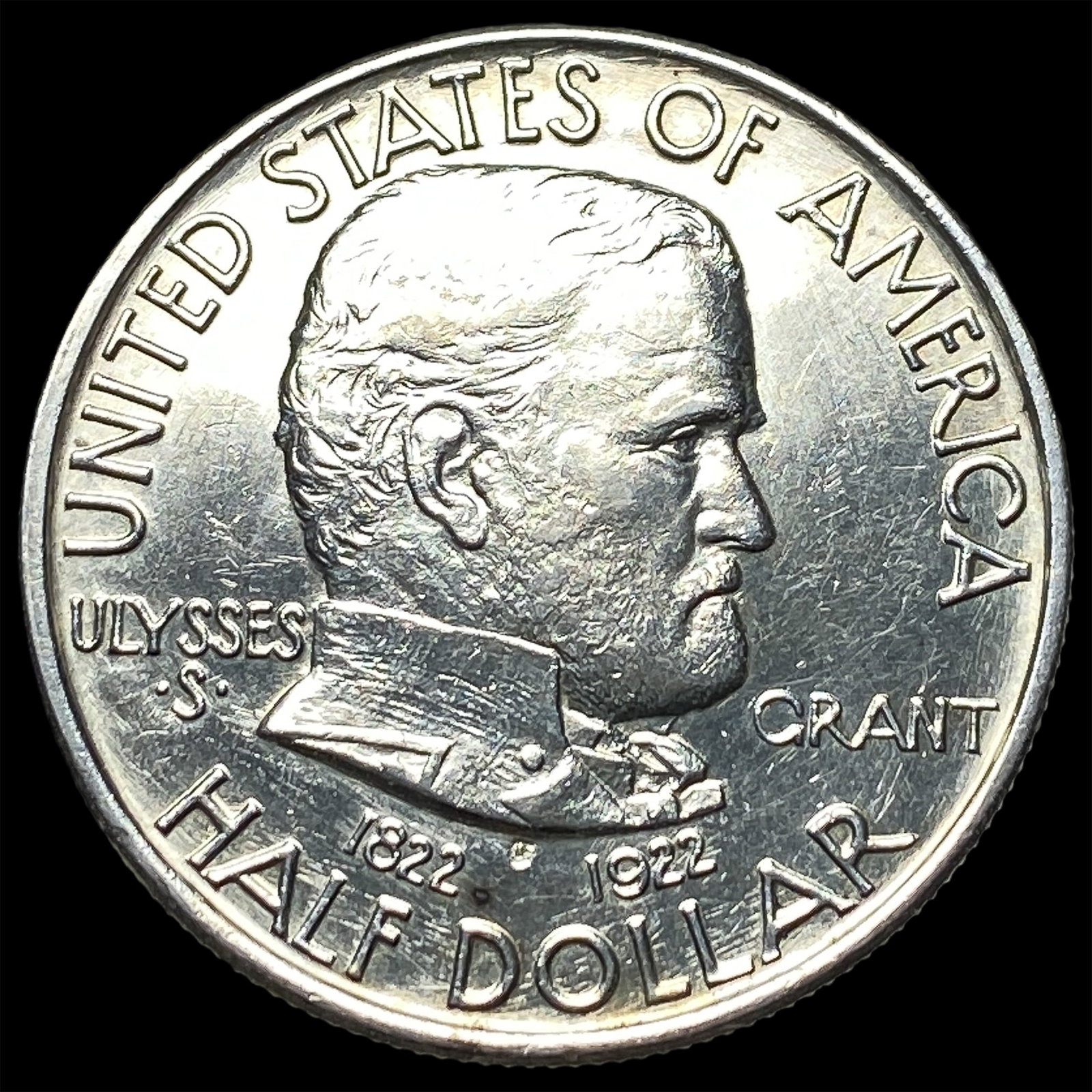 1922 Silver Half Dollar Grant Commemorative UNCIRCULATED: 1922 Silver Half Dollar Grant Commemorative UNCIRCULATED