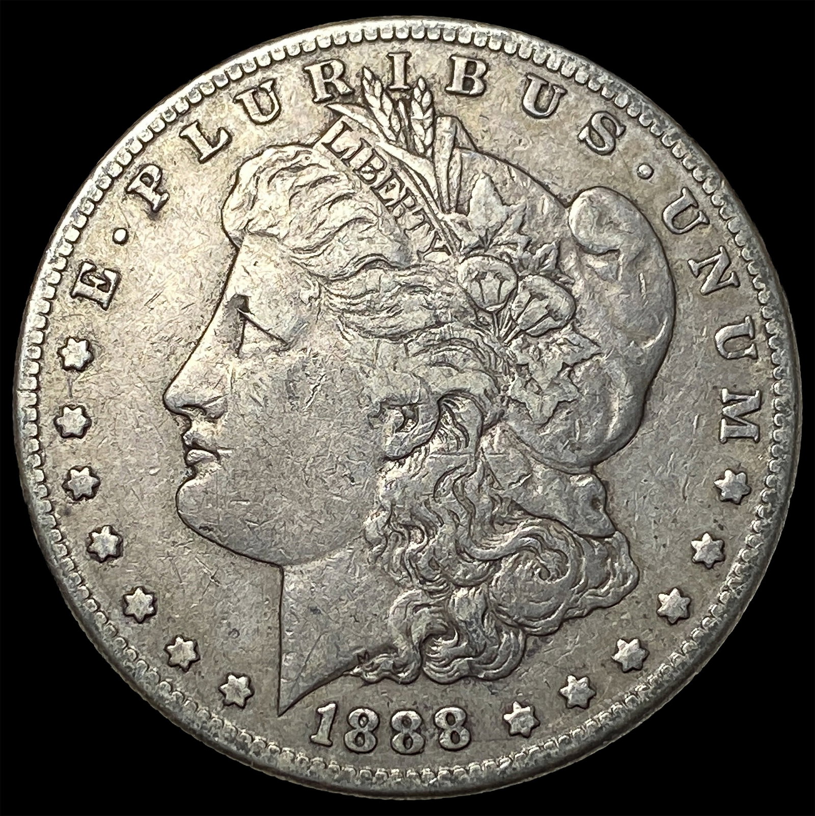 1888-S Silver Morgan Dollar NEARLY UNCIRCULATED: 1888-S Silver Morgan Dollar NEARLY UNCIRCULATED