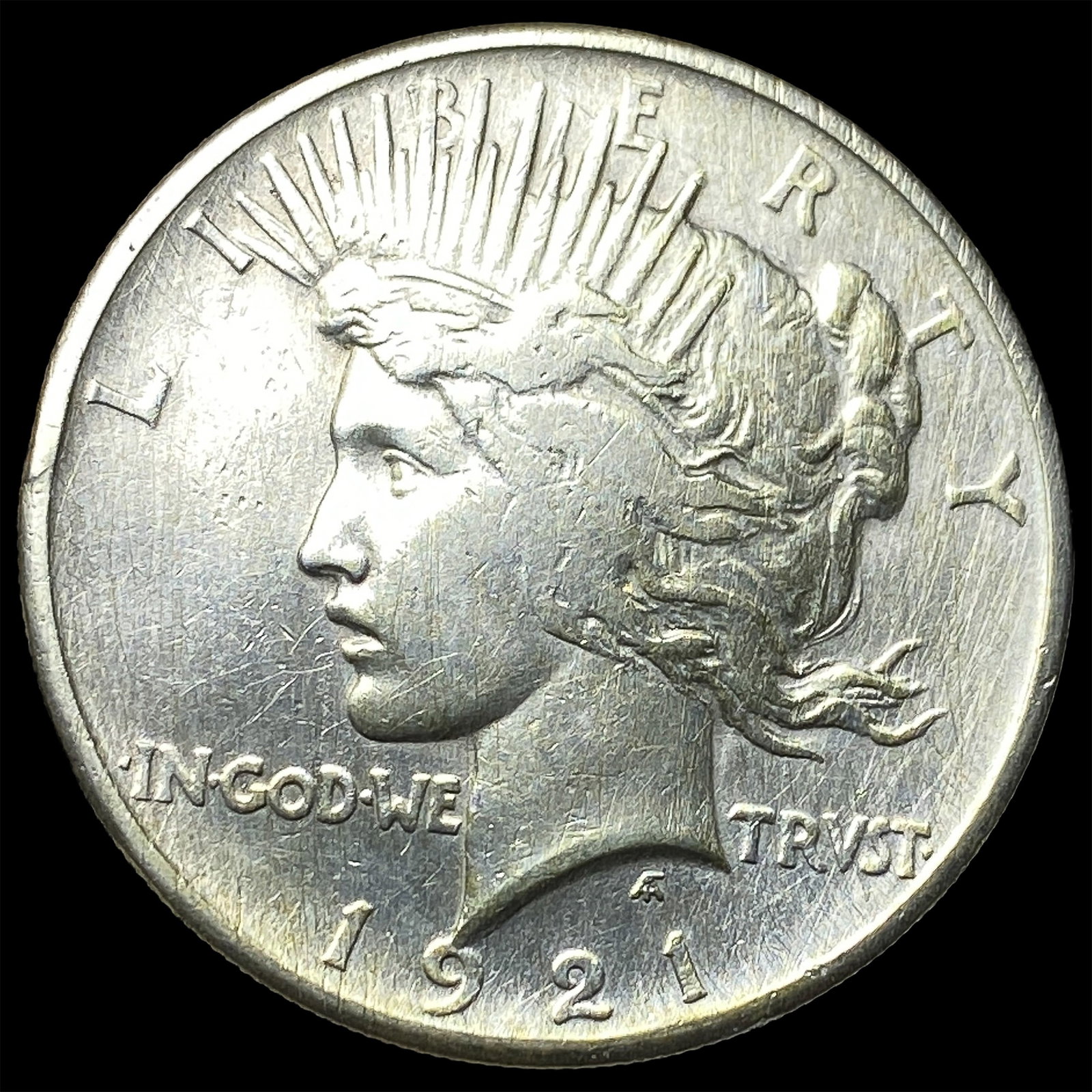 1921 Silver Peace Dollar NEARLY UNCIRCULATED: 1921 Silver Peace Dollar NEARLY UNCIRCULATED