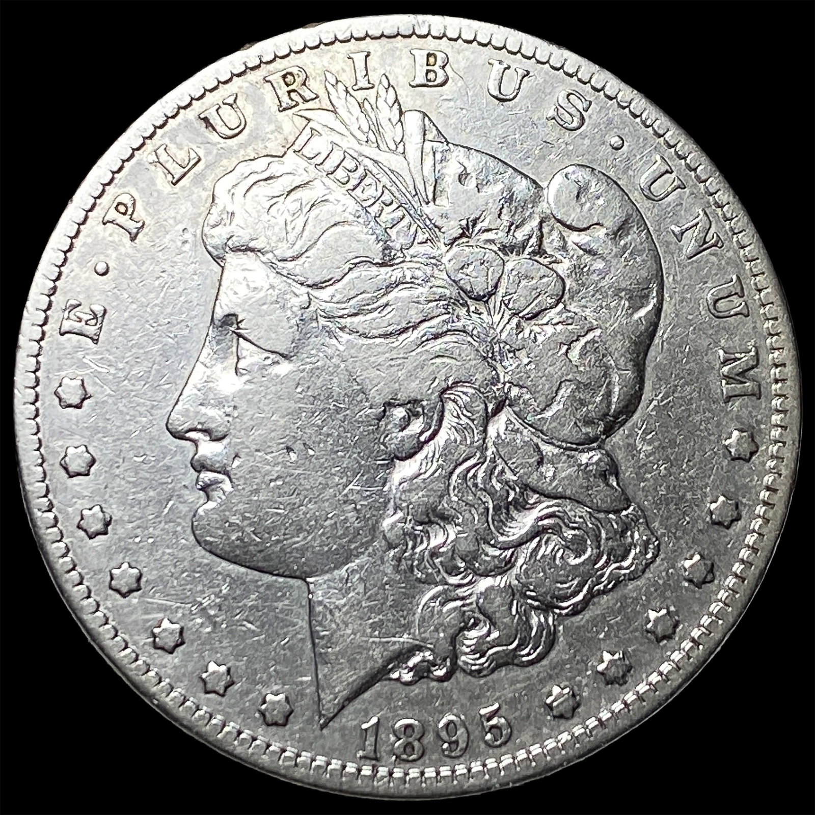 1895-S Silver Morgan Dollar LIGHTLY CIRCULATED: 1895-S Silver Morgan Dollar LIGHTLY CIRCULATED
