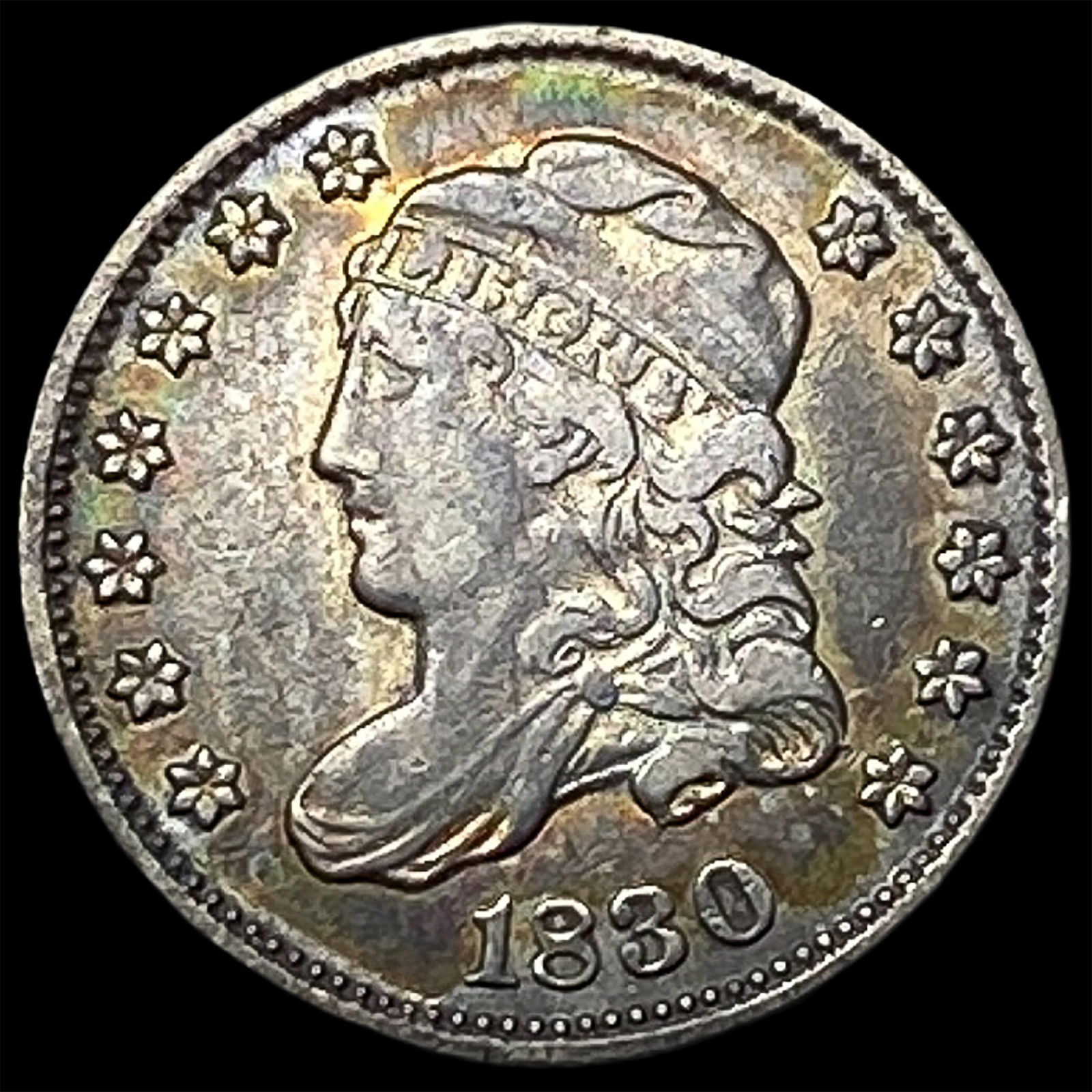 1830 Capped Bust Half Dime UNCIRCULATED: 1830 Capped Bust Half Dime UNCIRCULATED