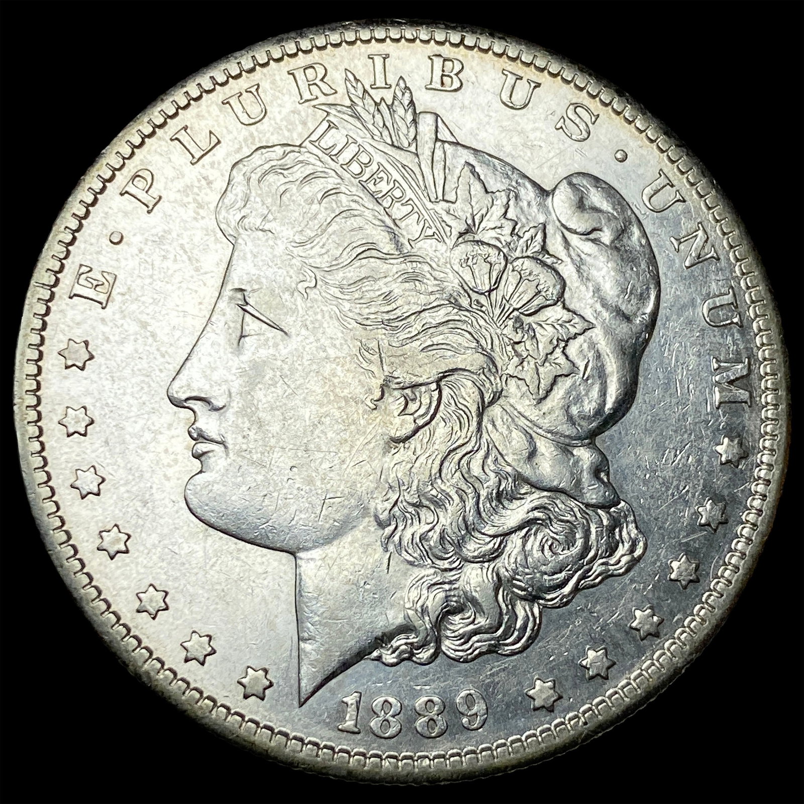 1889-S Silver Morgan Dollar CLOSELY UNCIRCULATED: 1889-S Silver Morgan Dollar CLOSELY UNCIRCULATED